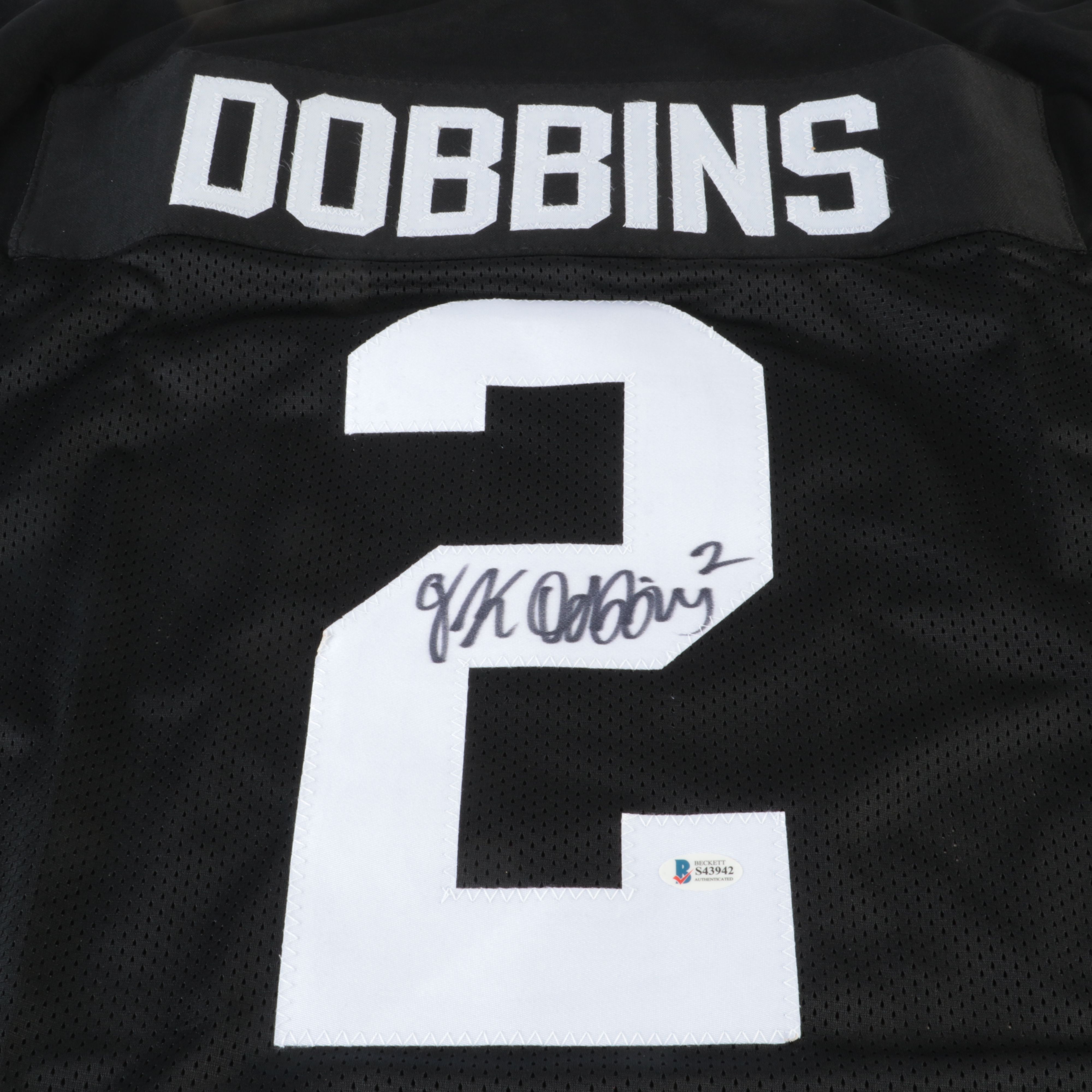 J.K. Dobbins Signed Ohio State Buckeyes Football Jersey, Beckett