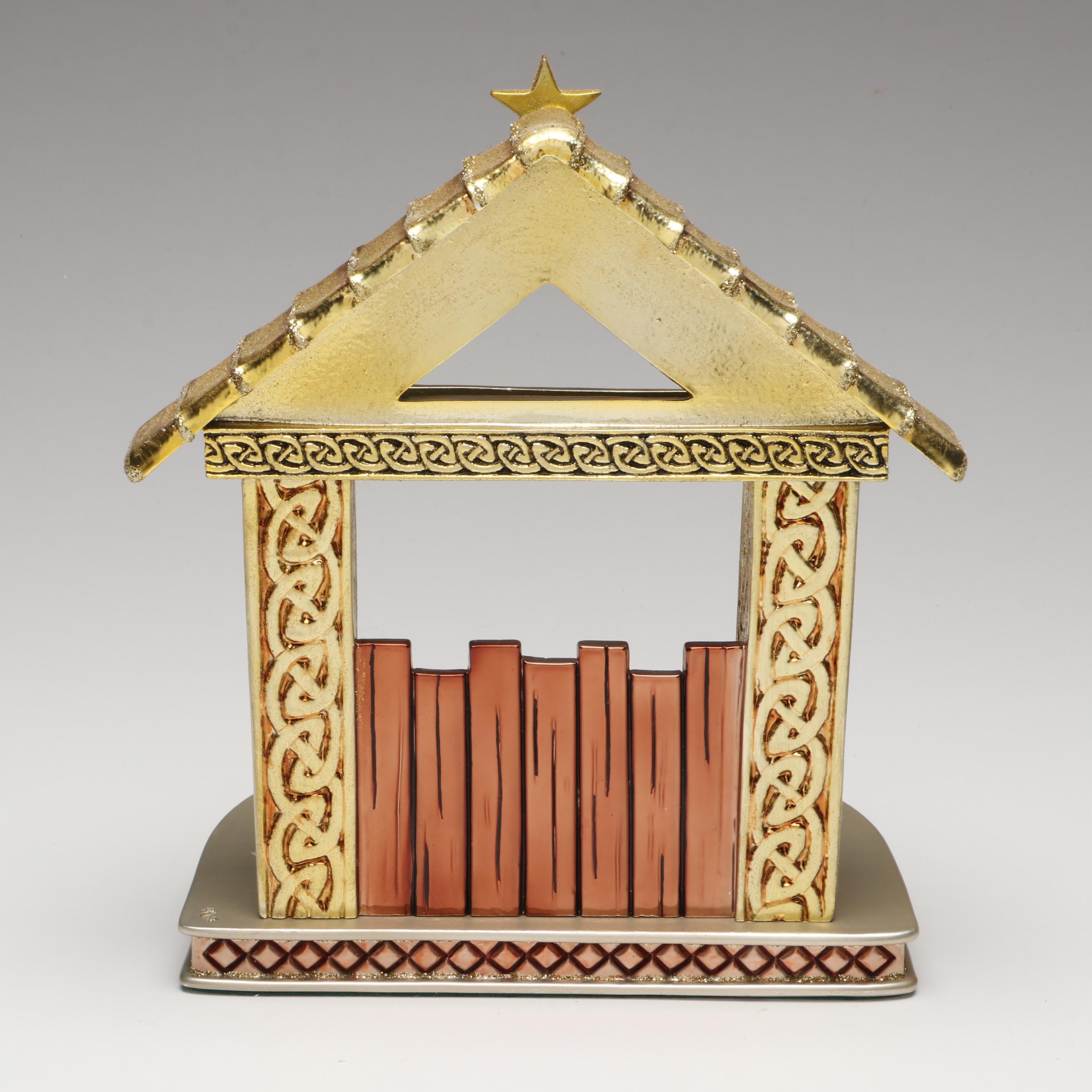 Waterford Holiday Heirlooms Metal Nativity Display Stand