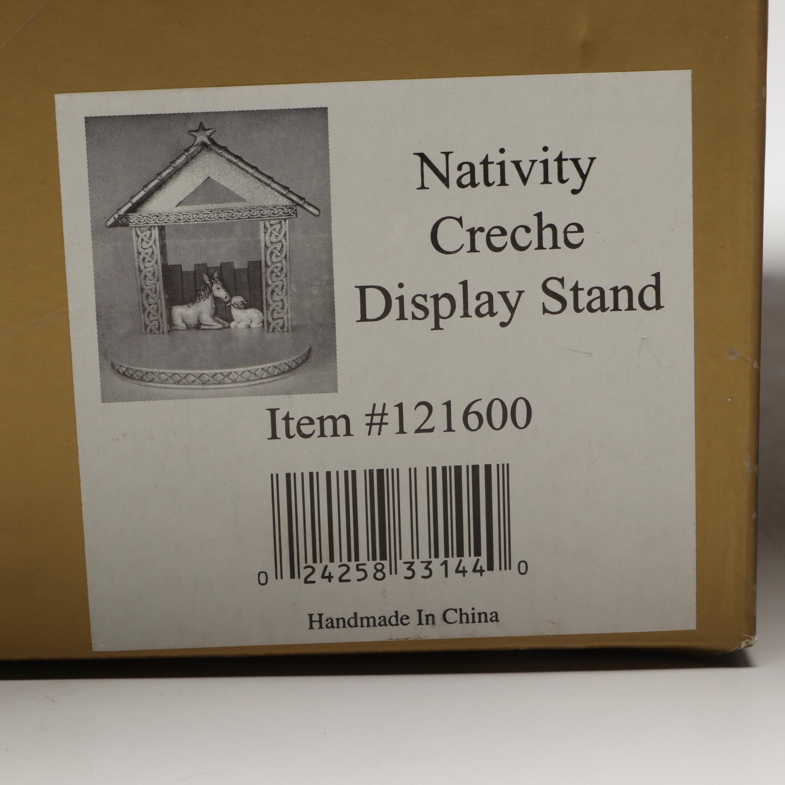 Waterford Holiday Heirlooms Metal Nativity Display Stand
