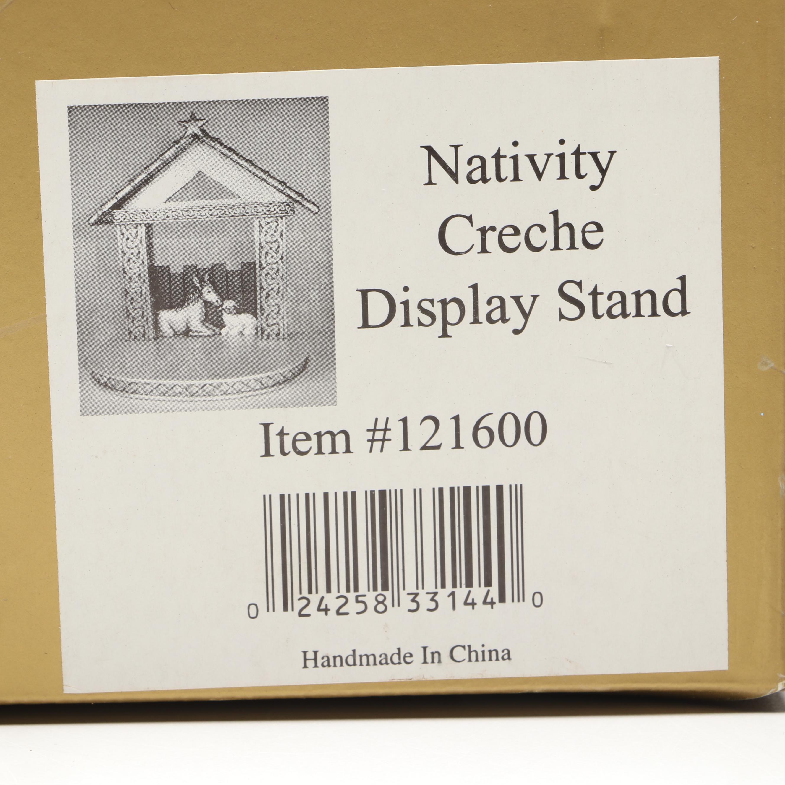 Waterford Holiday Heirlooms Metal Nativity Display Stand