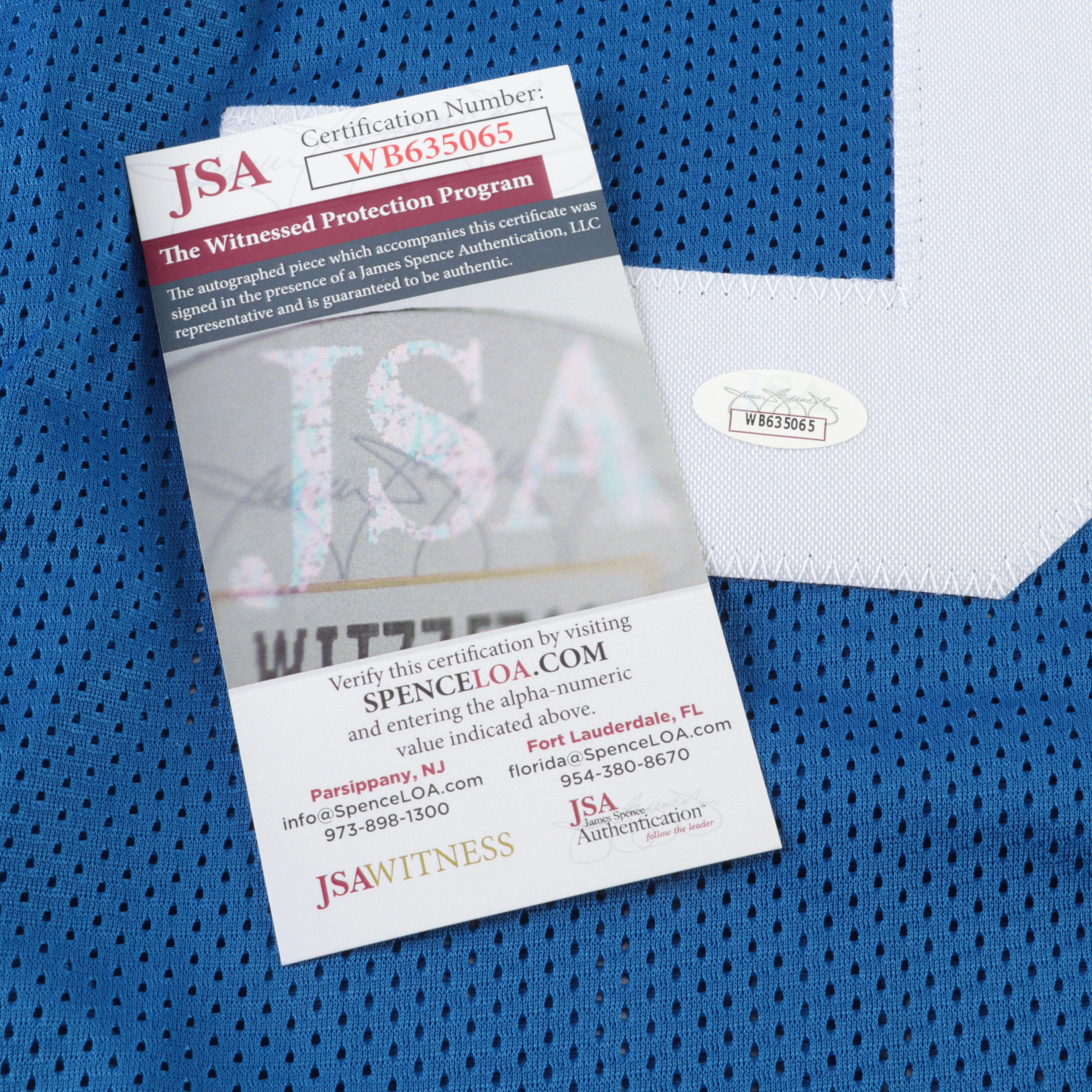 Dwight Freeney Signed “HOF 24” Indianapolis Colts Football Jersey, JSA