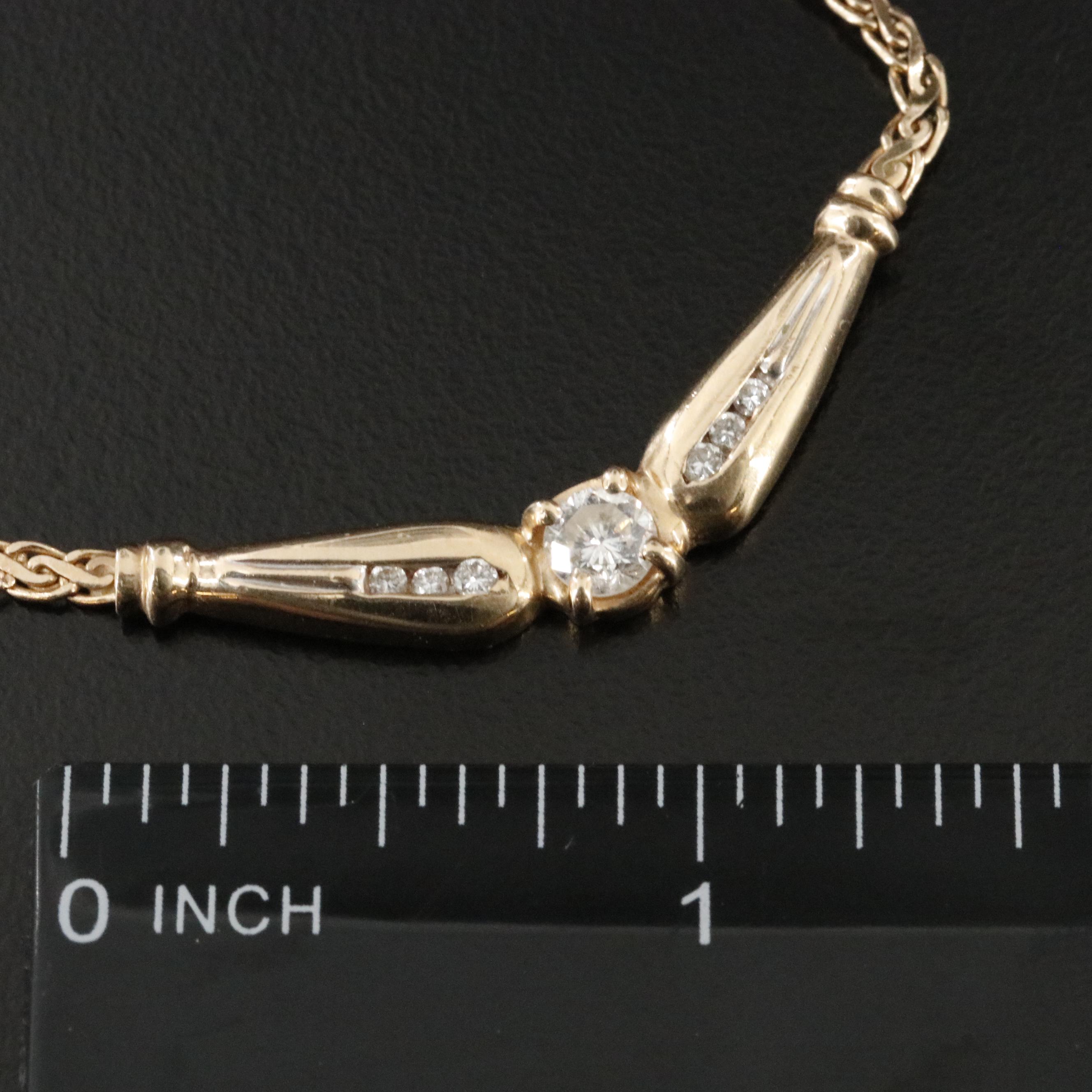 14K 0.54 CTW Diamond Necklace