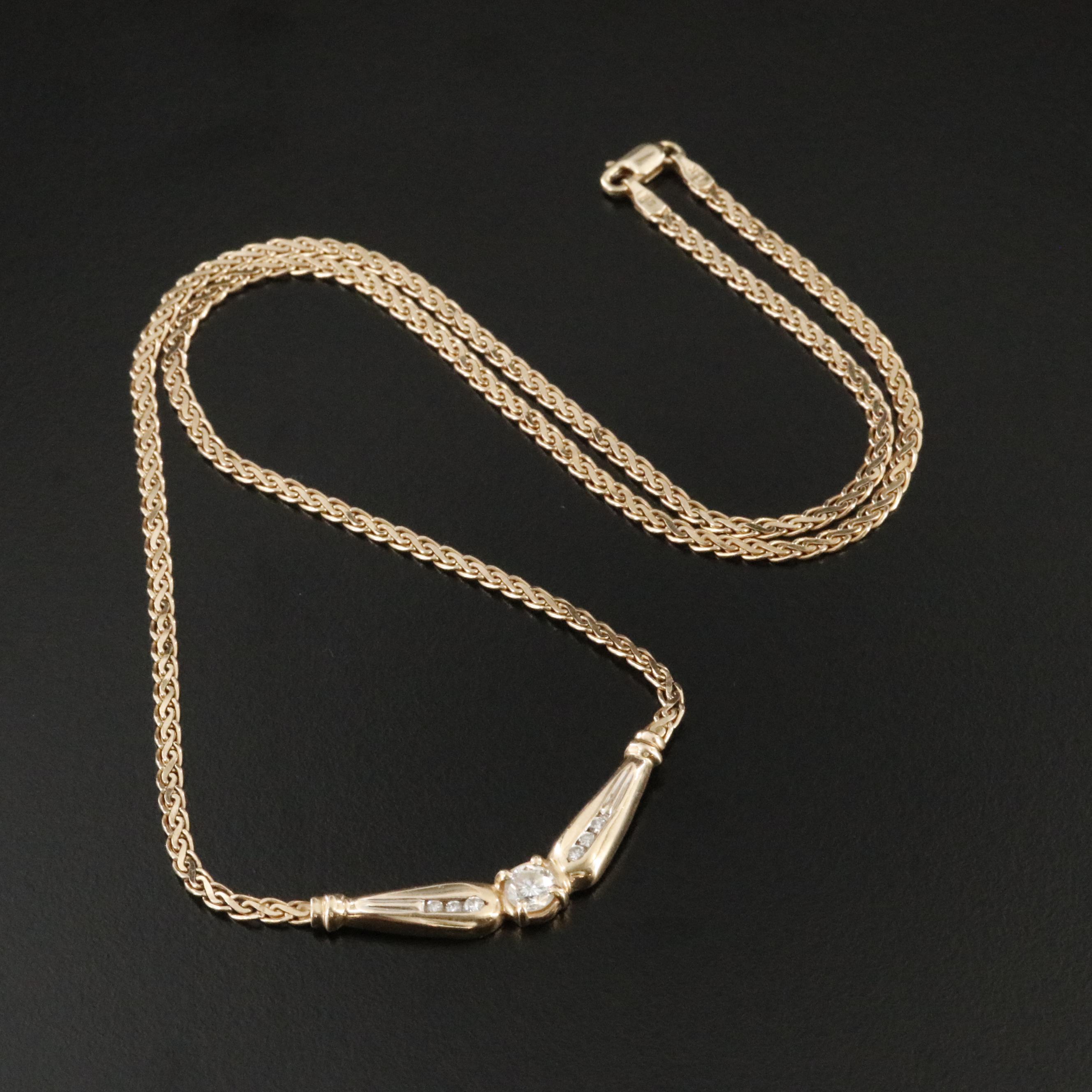 14K 0.54 CTW Diamond Necklace