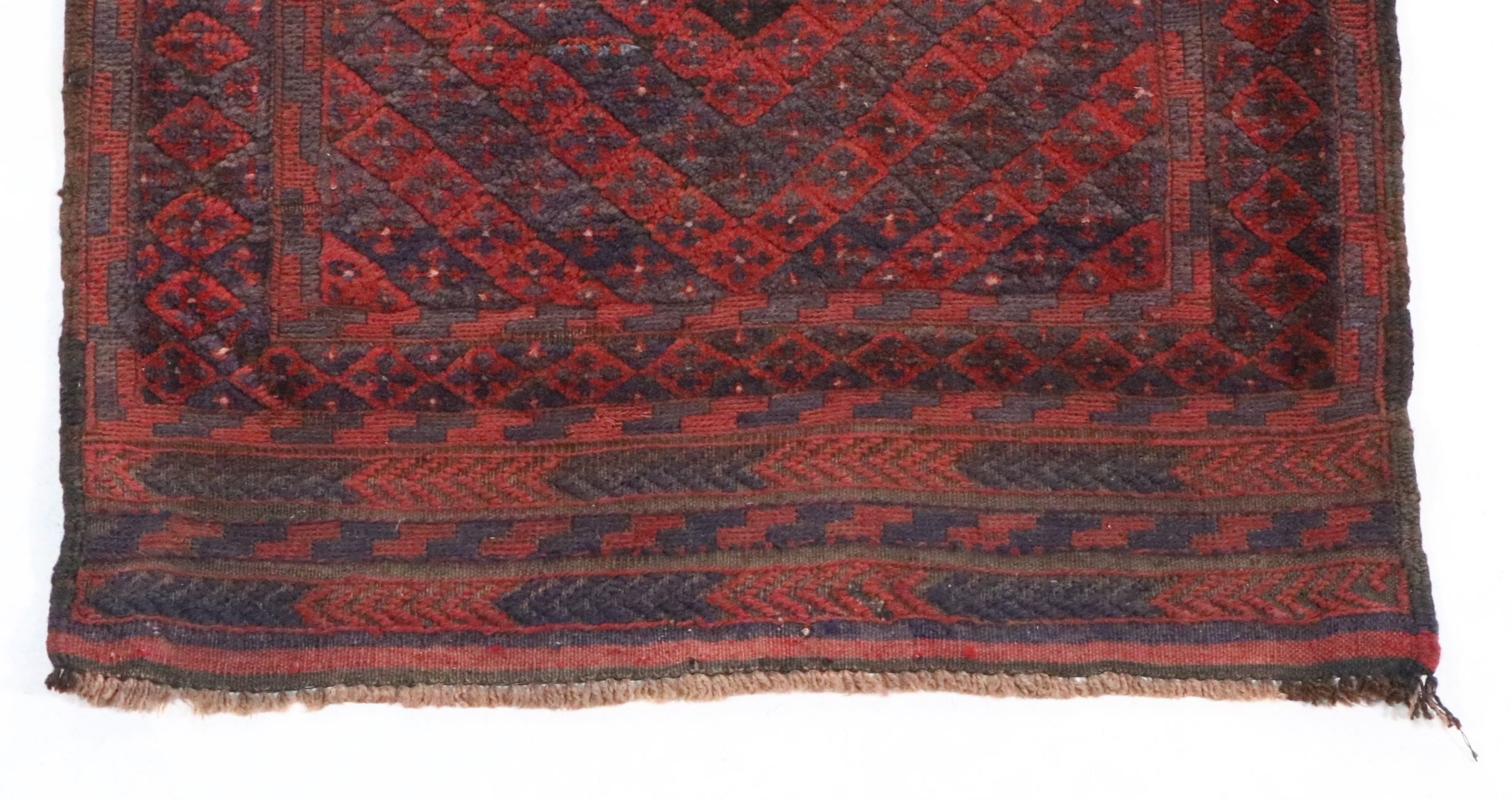 2'5 x 9'4 Handwoven Afghan Mashwani Carpet Runner