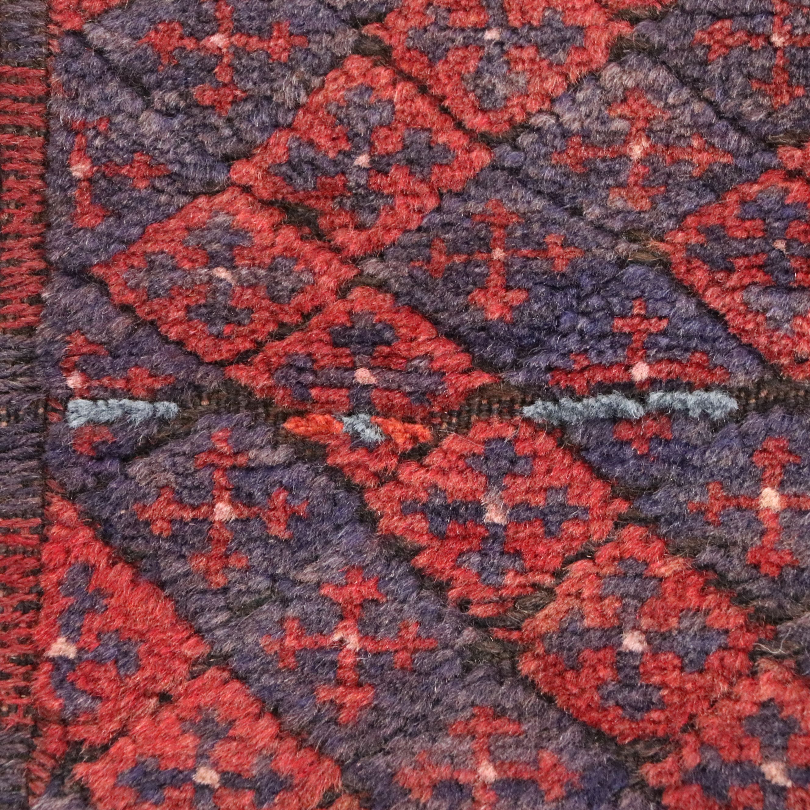 2'5 x 9'4 Handwoven Afghan Mashwani Carpet Runner