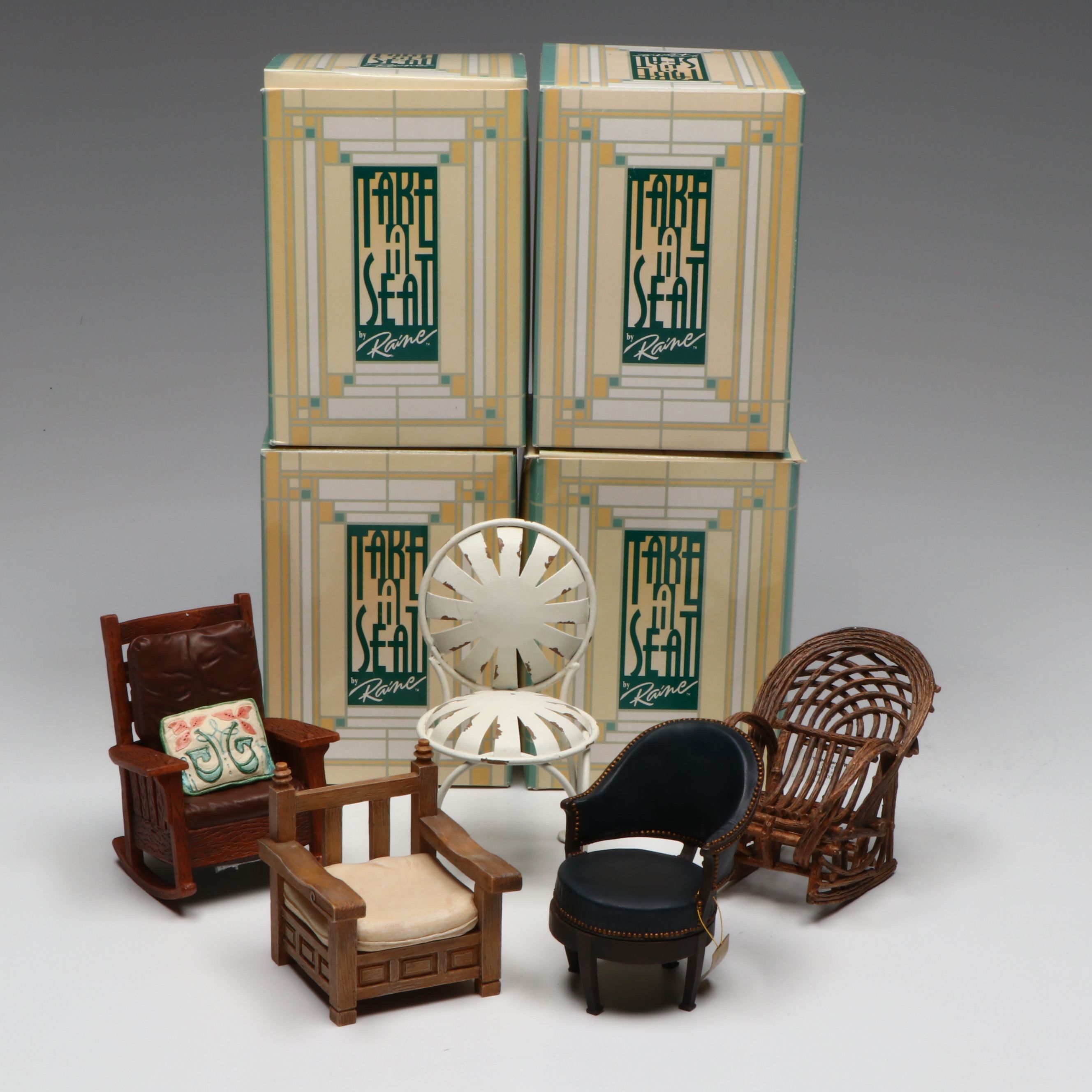 Raine "Take a Seat" Mission Style Rocker and More Miniature Chairs