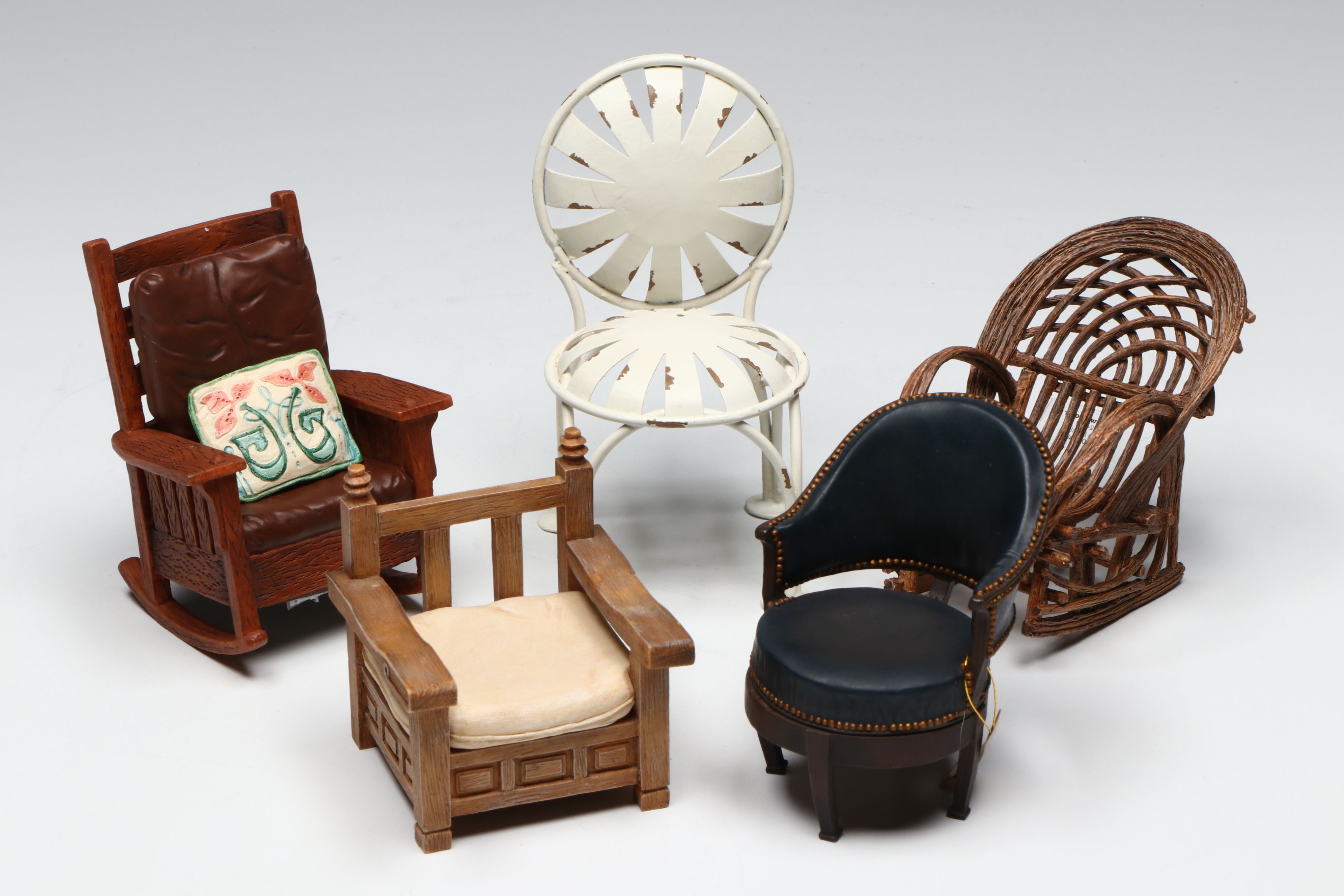 Raine "Take a Seat" Mission Style Rocker and More Miniature Chairs