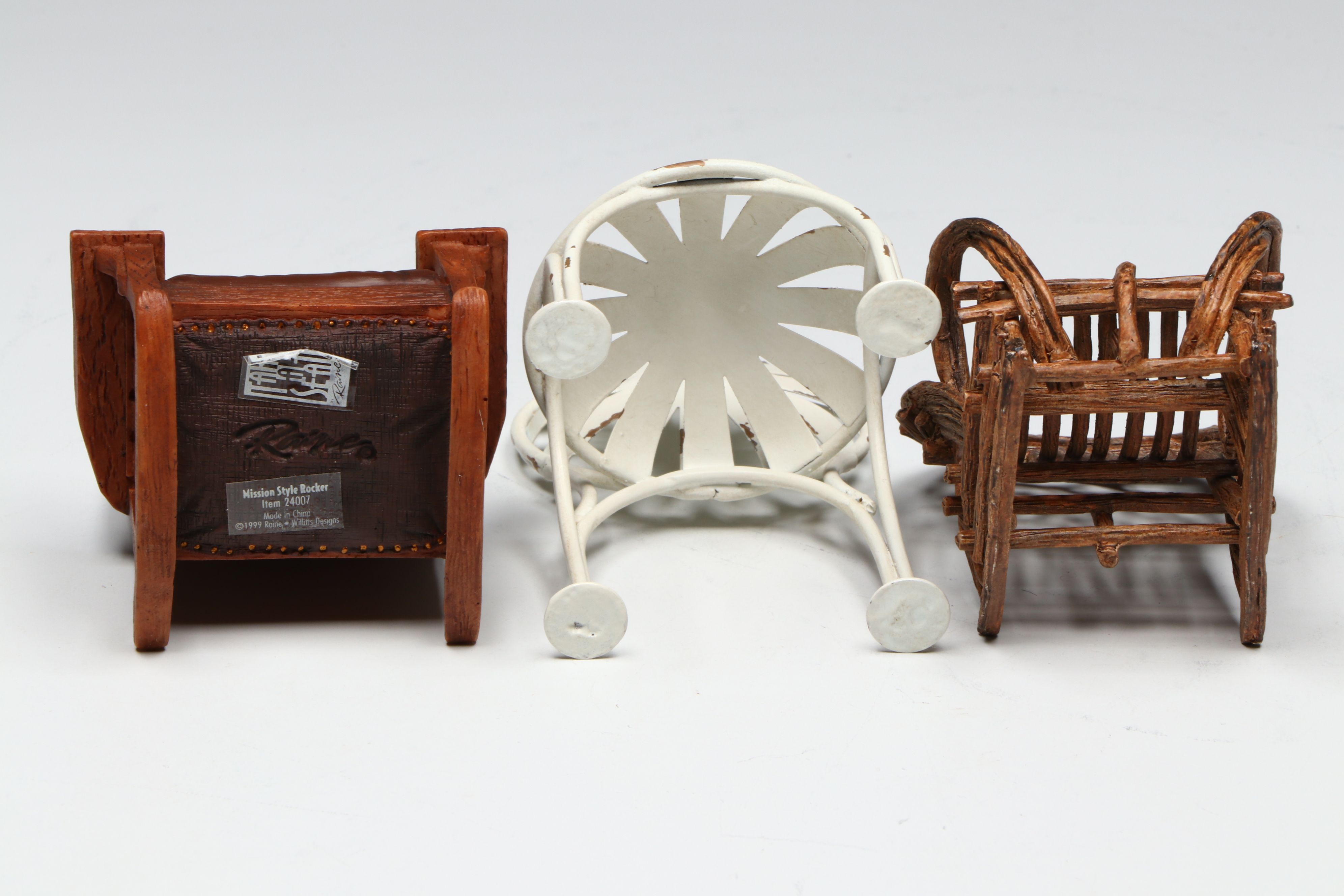 Raine "Take a Seat" Mission Style Rocker and More Miniature Chairs