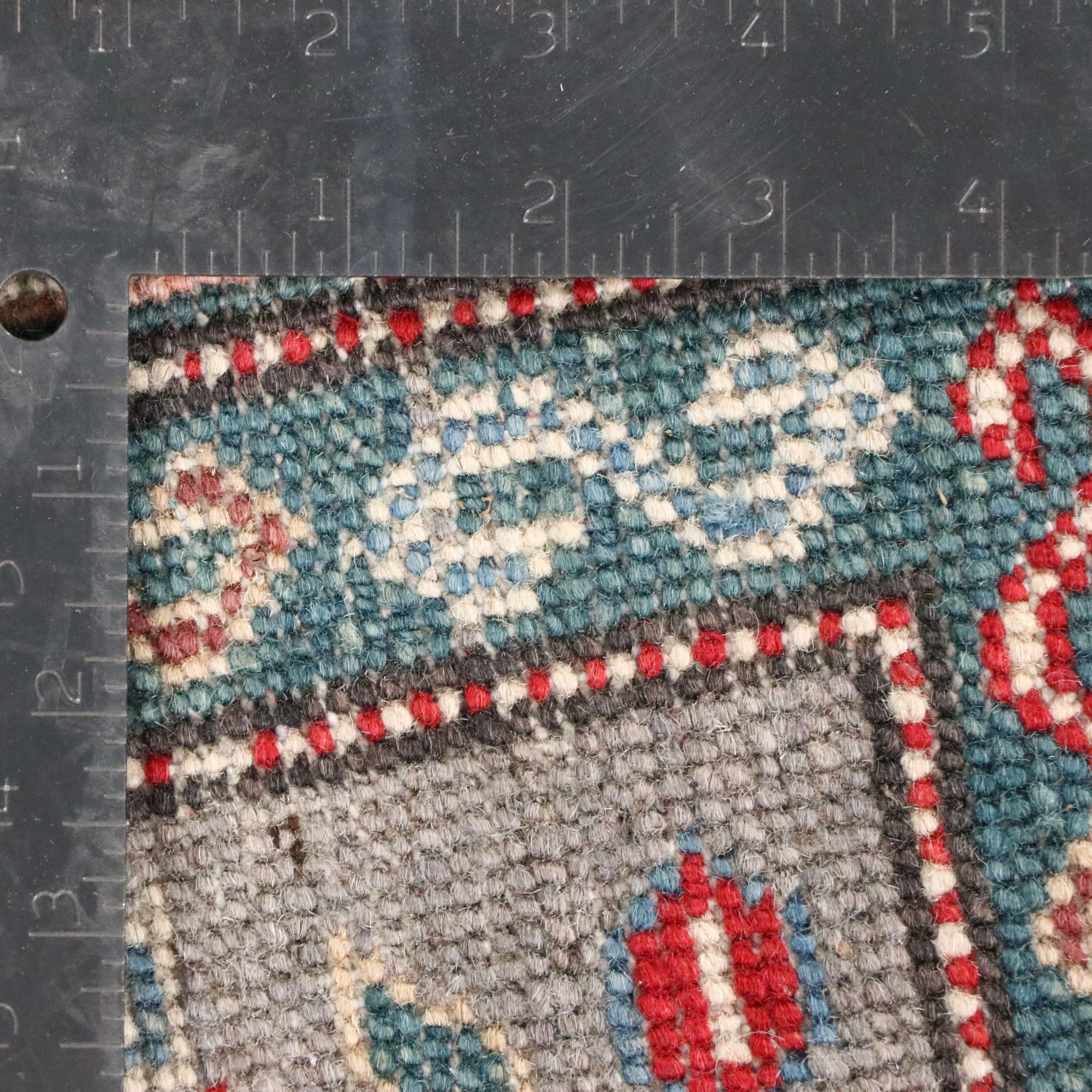 2'8 x 9'8 Hand-Knotted Afghan Kazak Carpet Runner