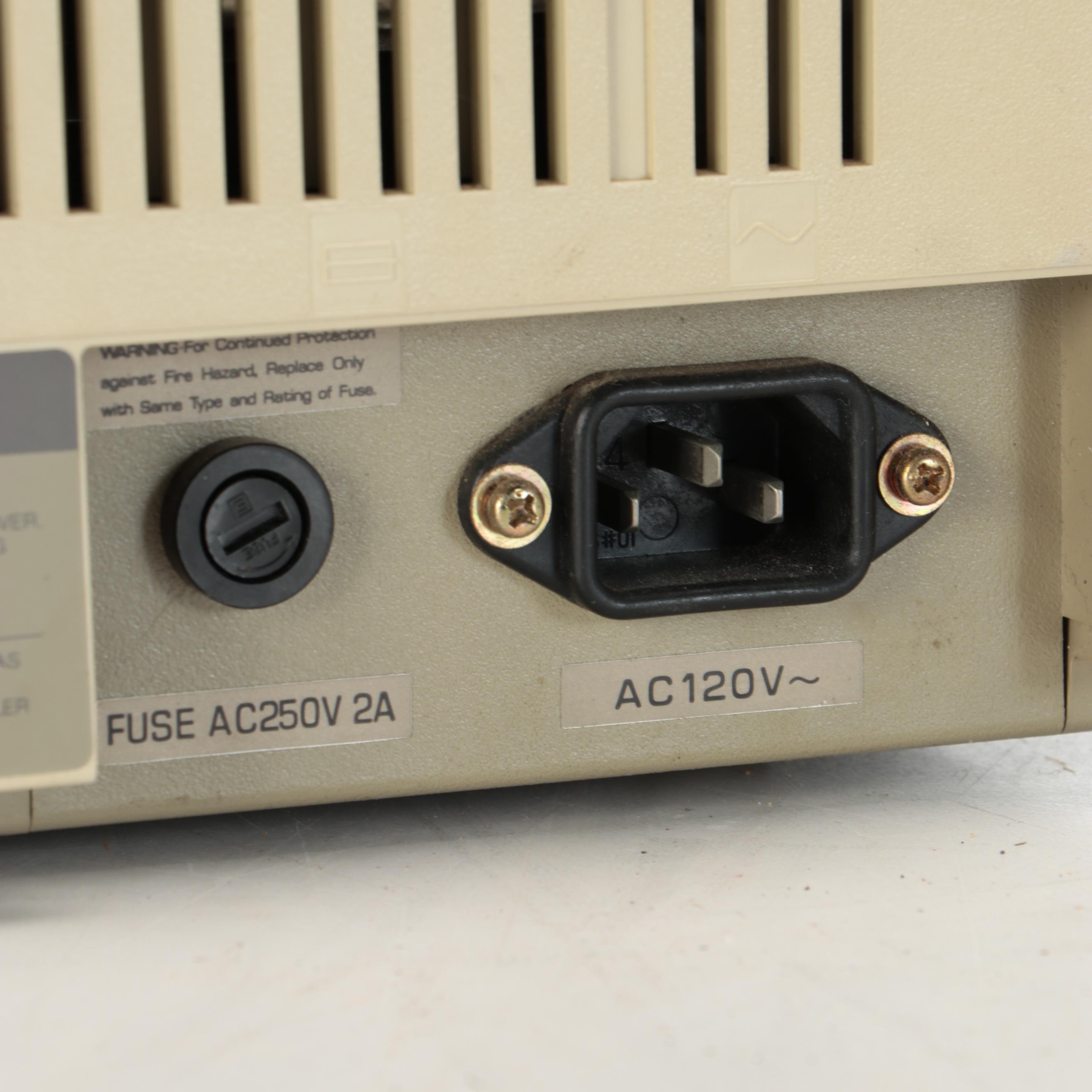 Apple Disk IIc Desktop Computer with Dot Matrix Imagewriter Printer, 1980s