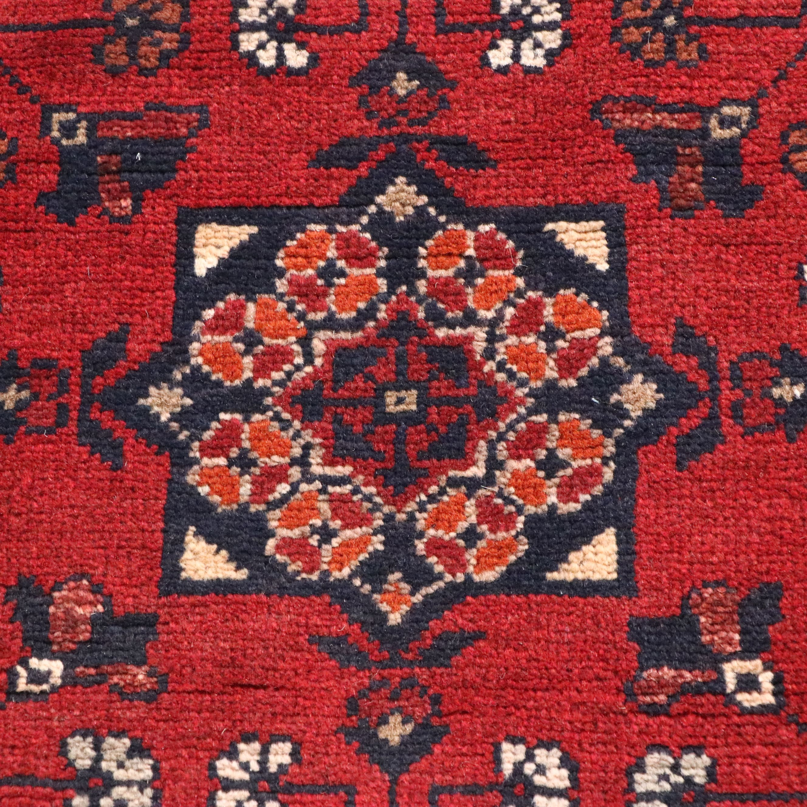 2'9 x 4'2 Hand-Knotted Afghan Kunduz Accent Rug