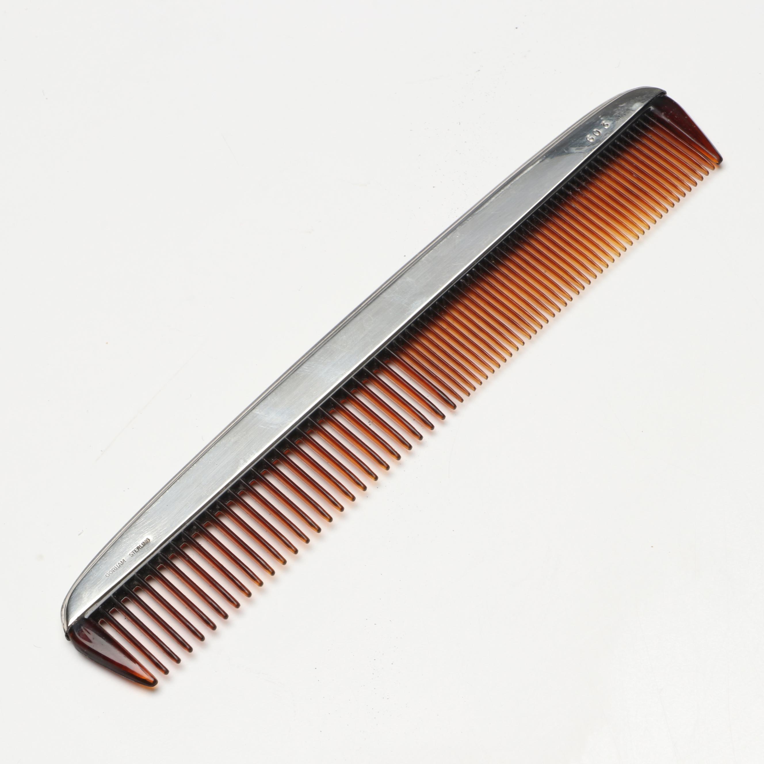 Gorham Sterling Clothes Brush and Comb Vanity Set