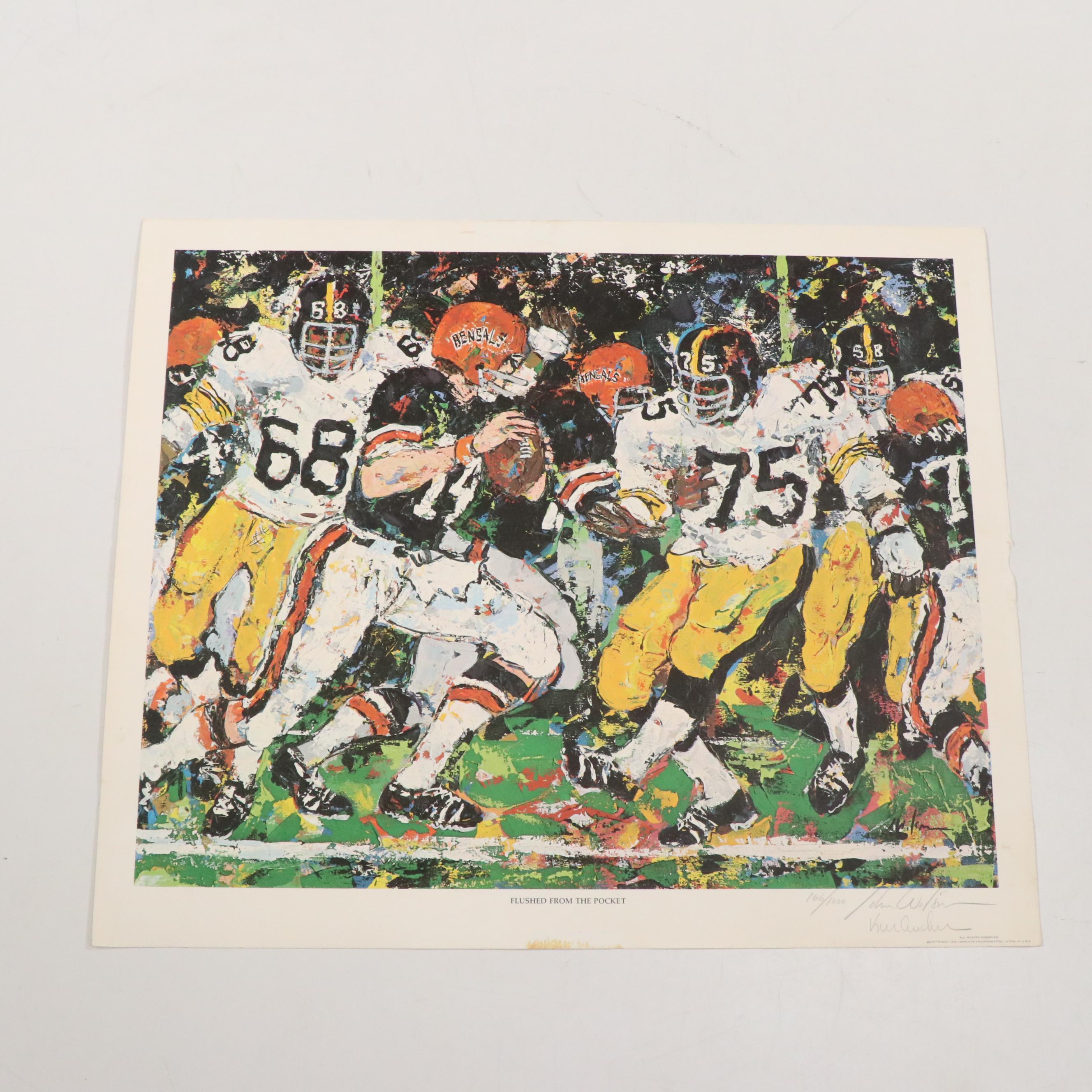 Anthony Muñoz and Ken Anderson Signed Cincinnati Bengals Prints with More