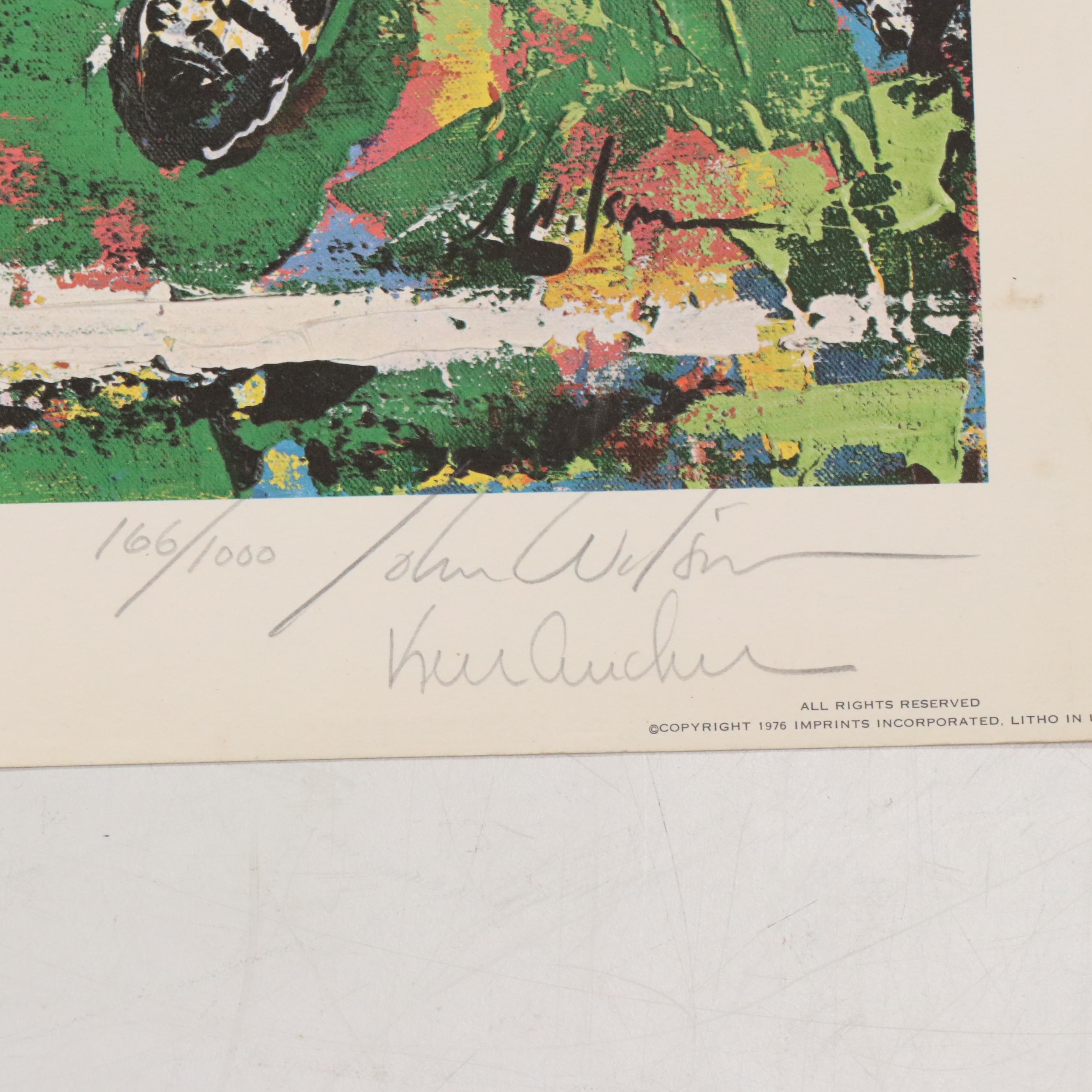 Anthony Muñoz and Ken Anderson Signed Cincinnati Bengals Prints with More