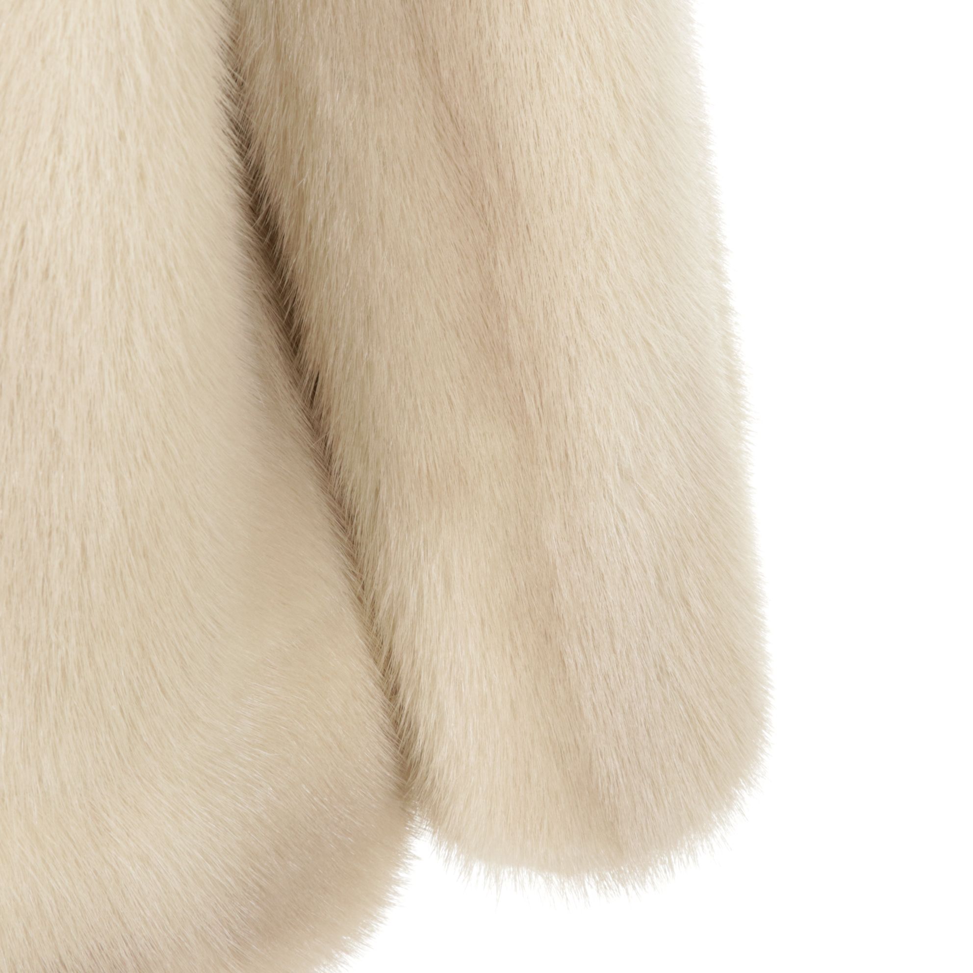 Azurine Mink Fur Jacket with Embellished Buttons, Mid-20th C.