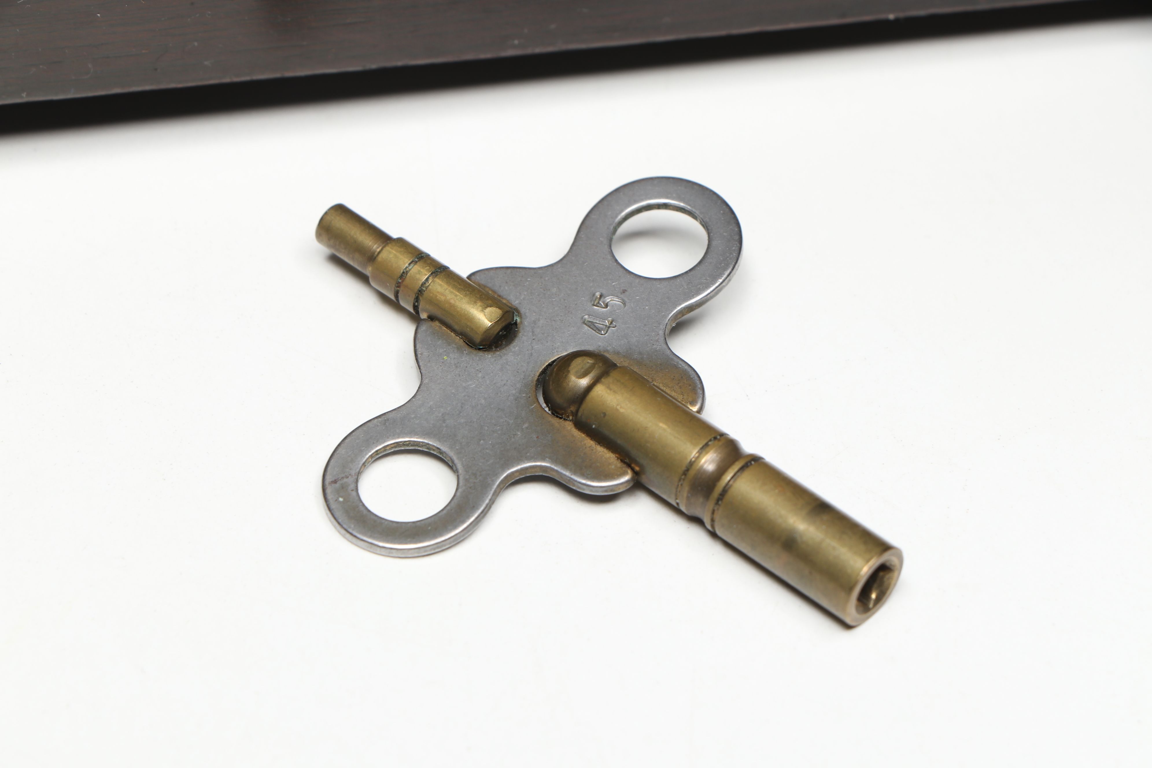 Seth Thomas Tambour Wood Mantel Clock