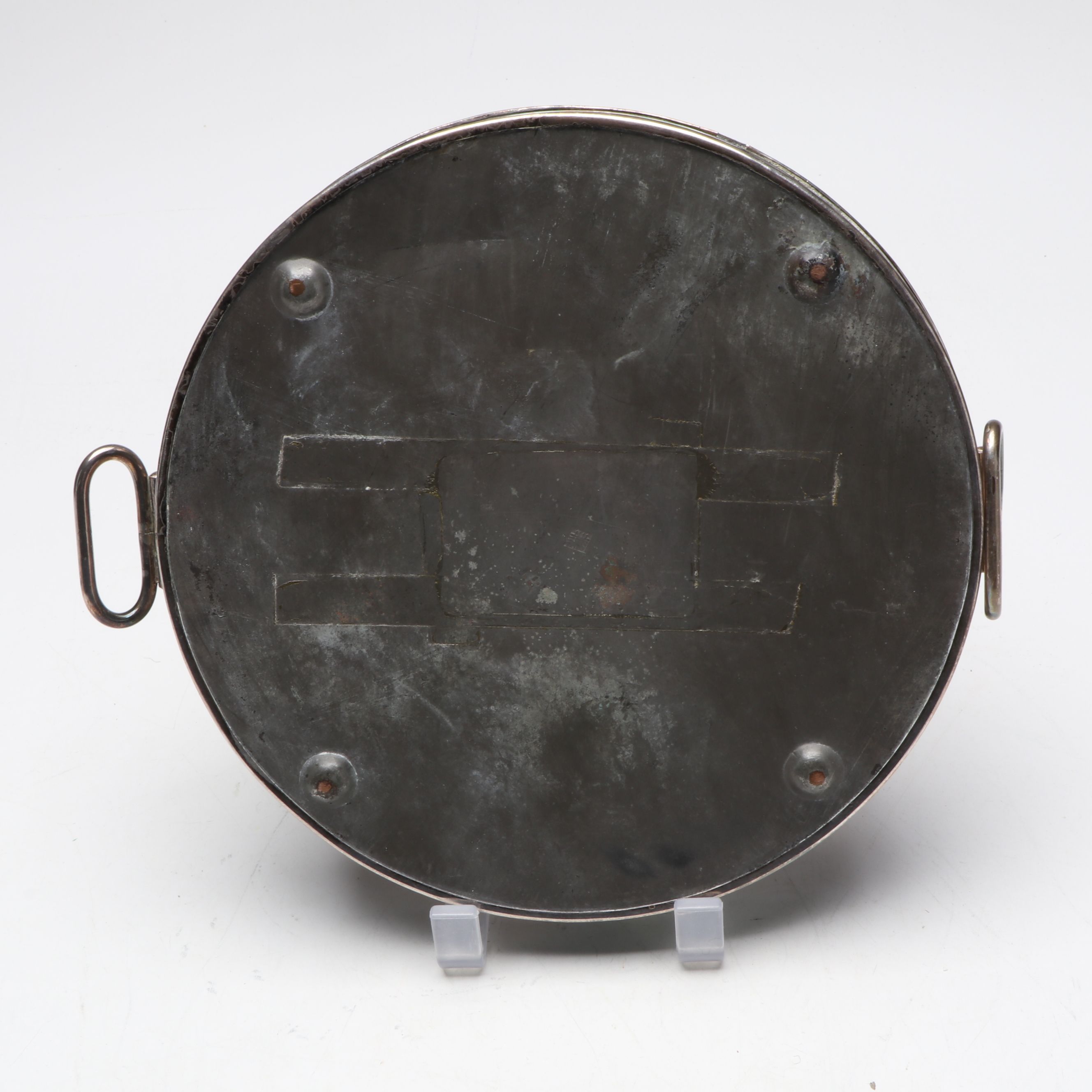 Georgian Style Warming Plates with Other Silver Plate Tableware and Decor