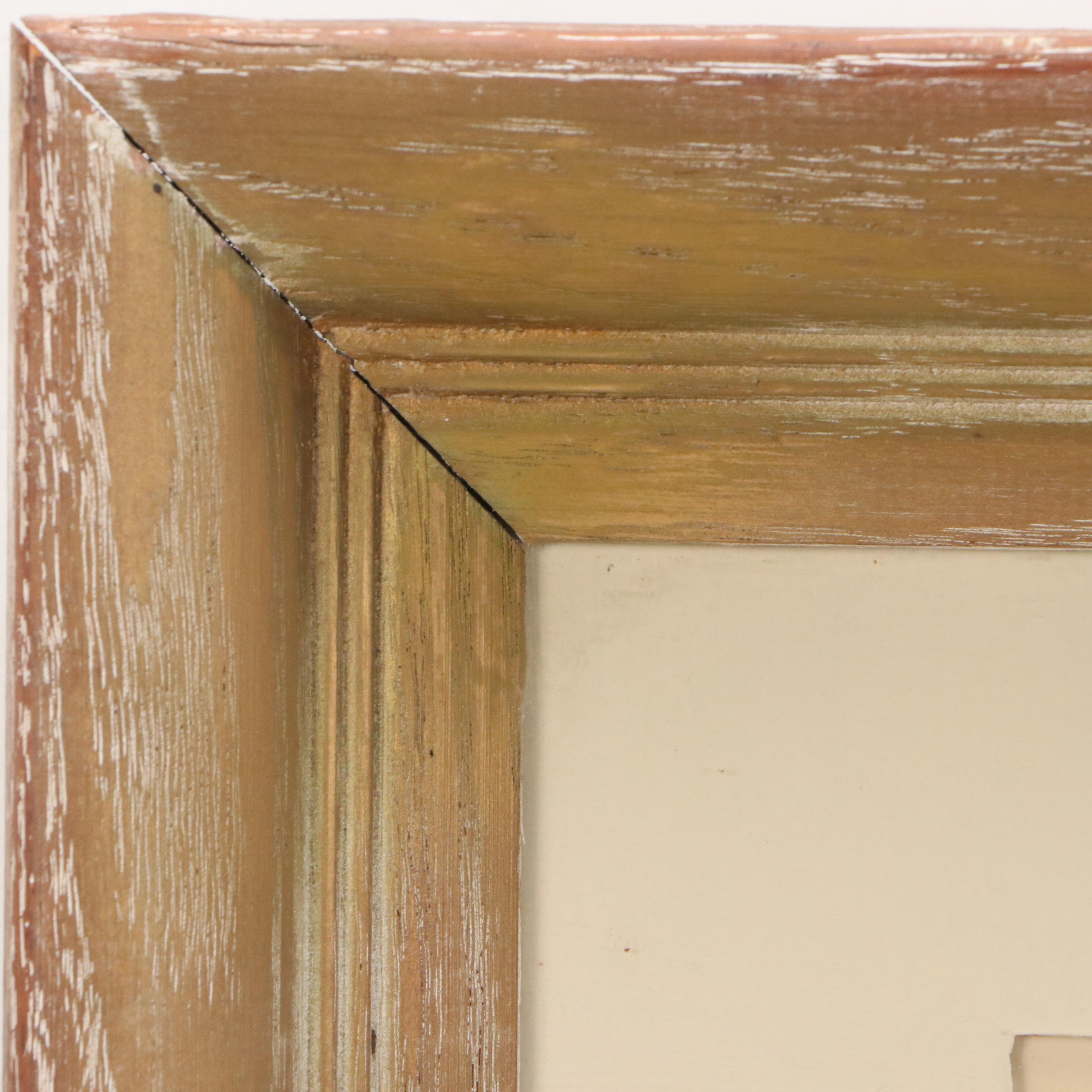 M. Zentgraf Modernist Gouache Painting