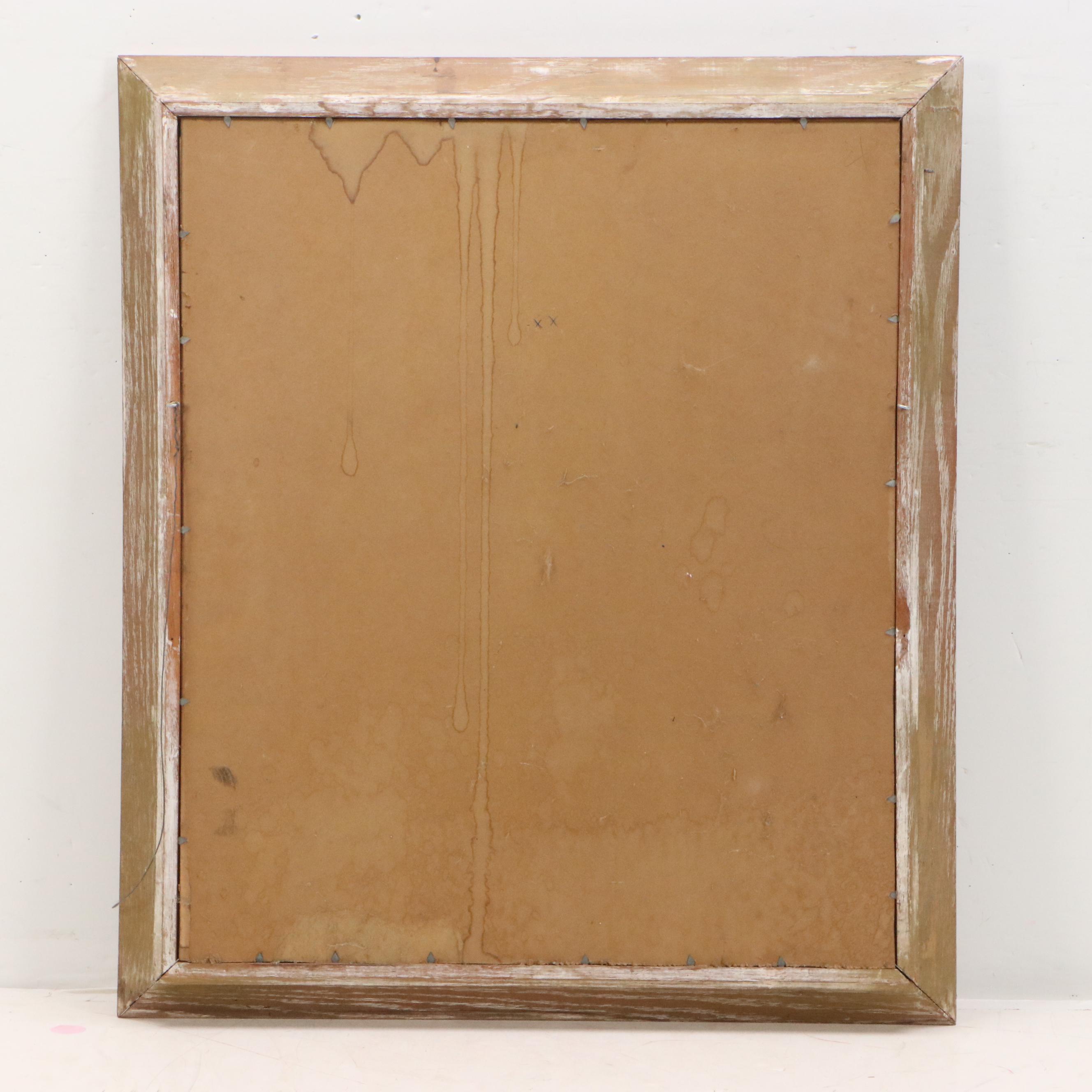 M. Zentgraf Modernist Gouache Painting