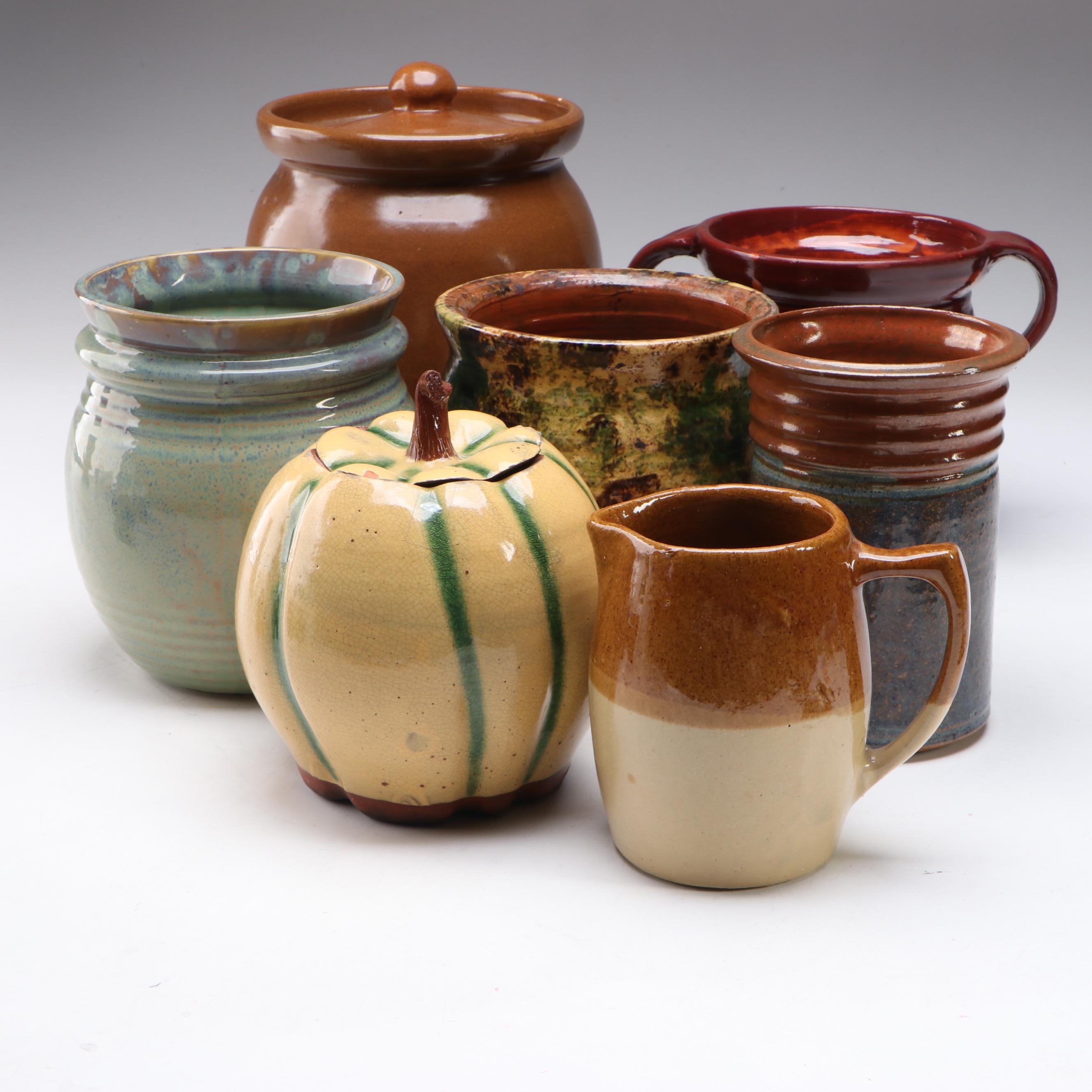 McCoy Jar, Salt Glazed Stoneware and Other Artisan Ceramic Vessels