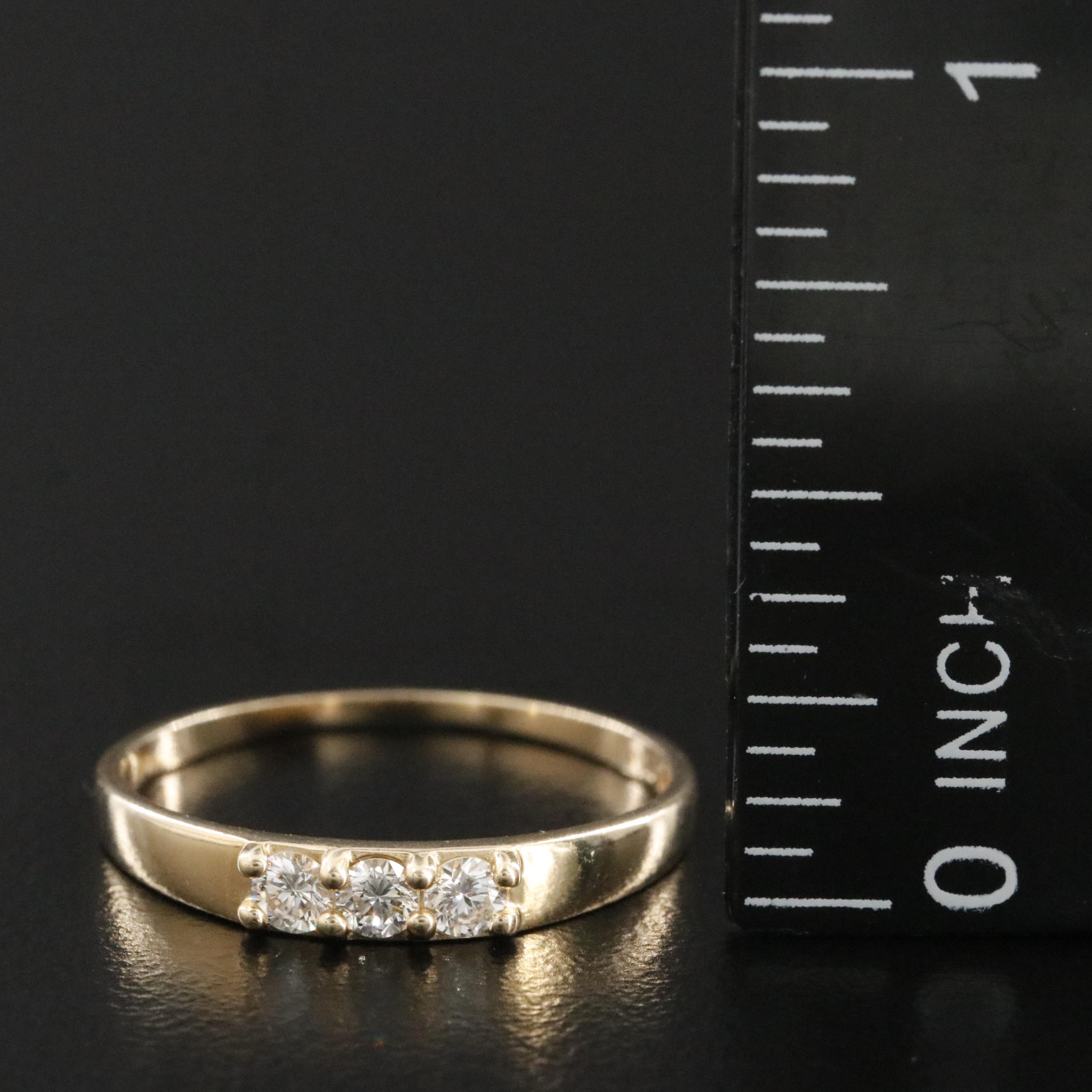 14K 0.18 CTW Diamond Ring