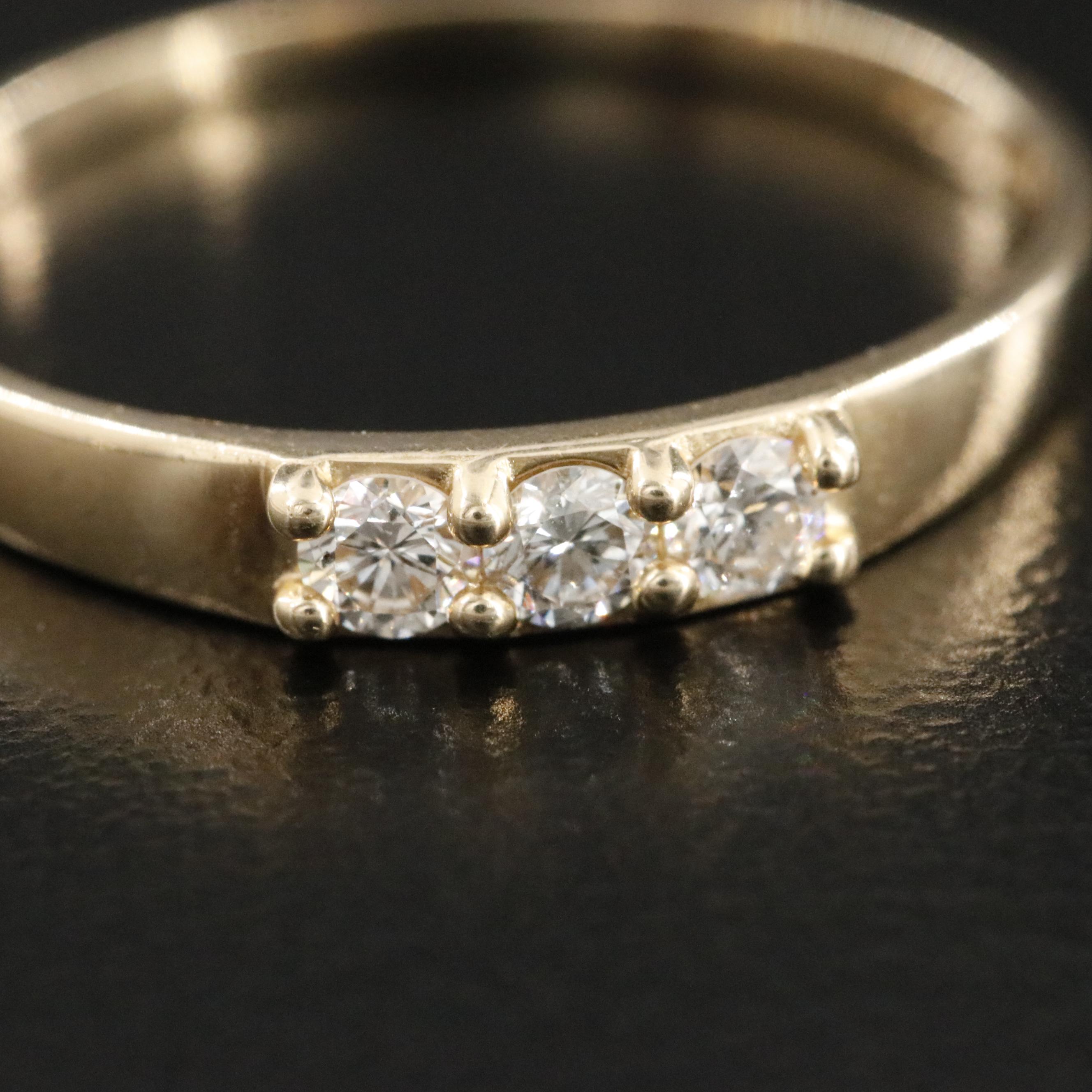 14K 0.18 CTW Diamond Ring