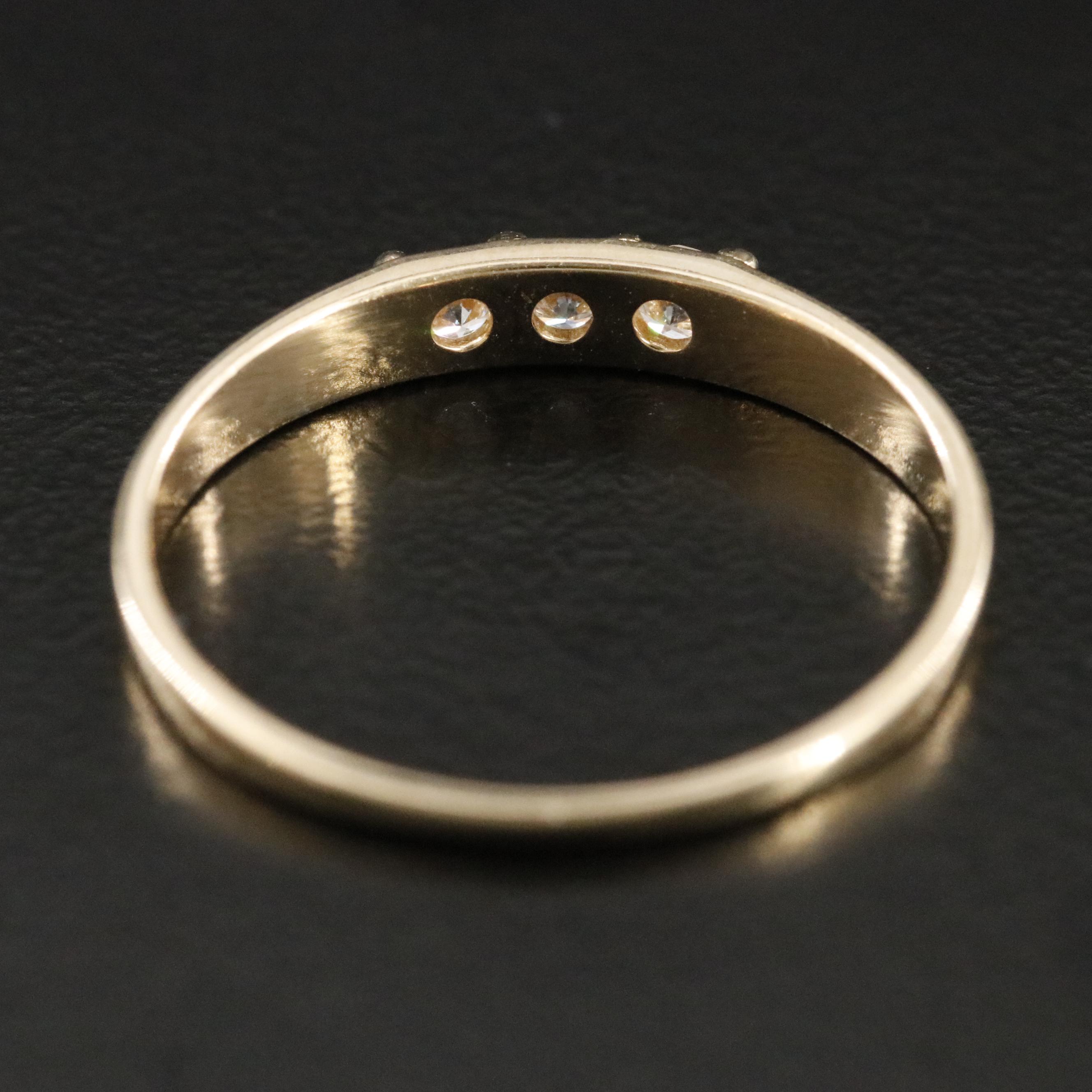 14K 0.18 CTW Diamond Ring