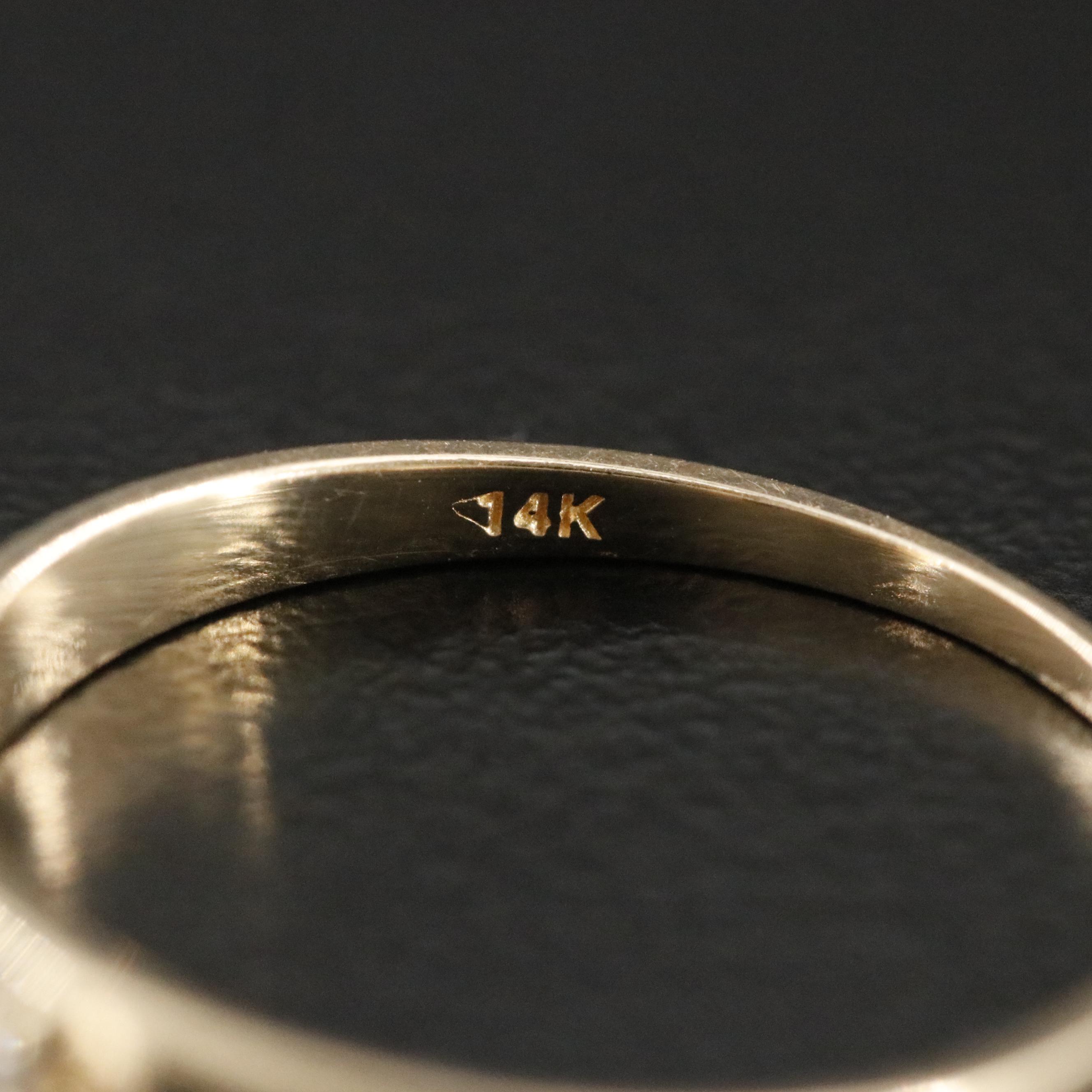 14K 0.18 CTW Diamond Ring