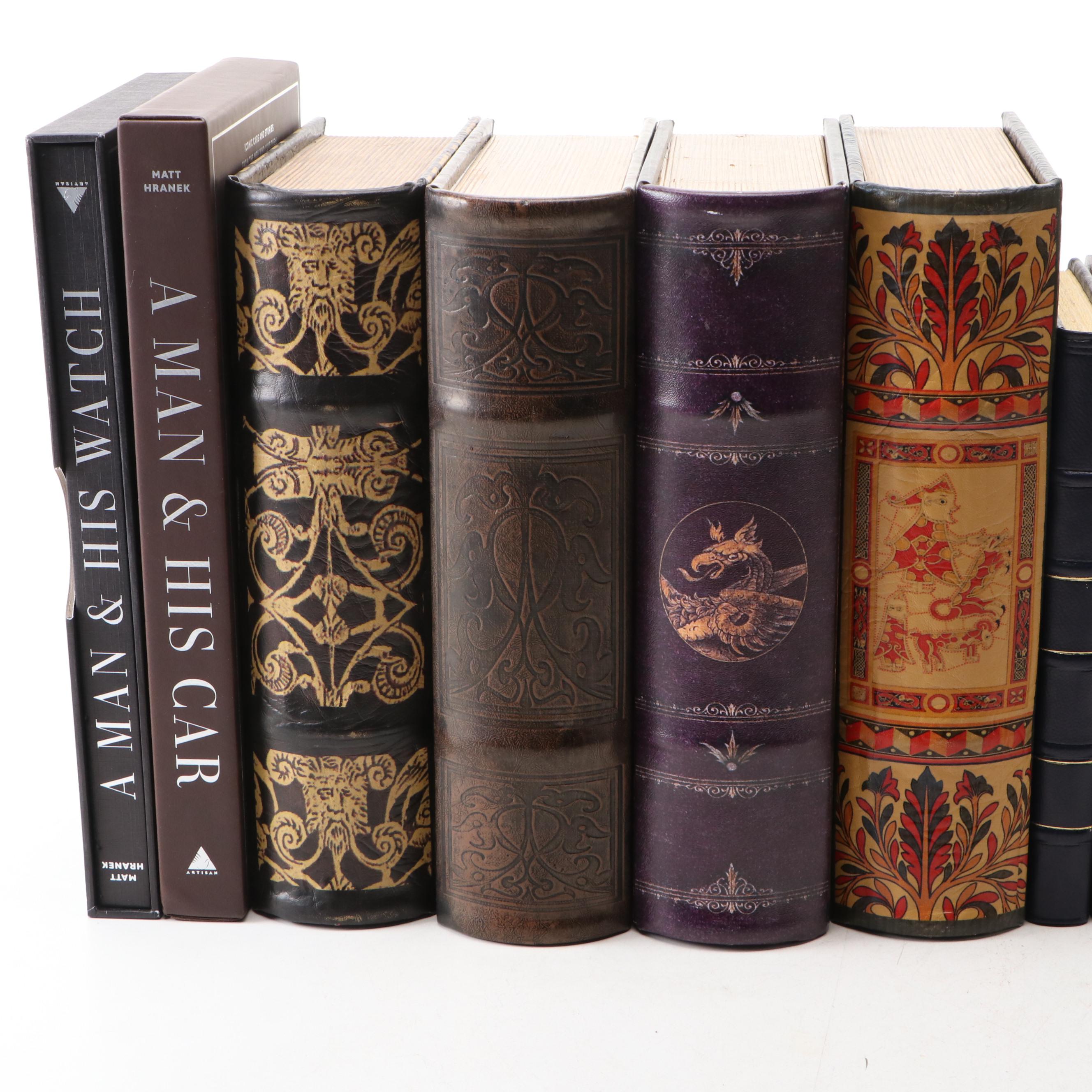 Medieval Style Faux Book Boxes with Journals and Books by Matt Hranek