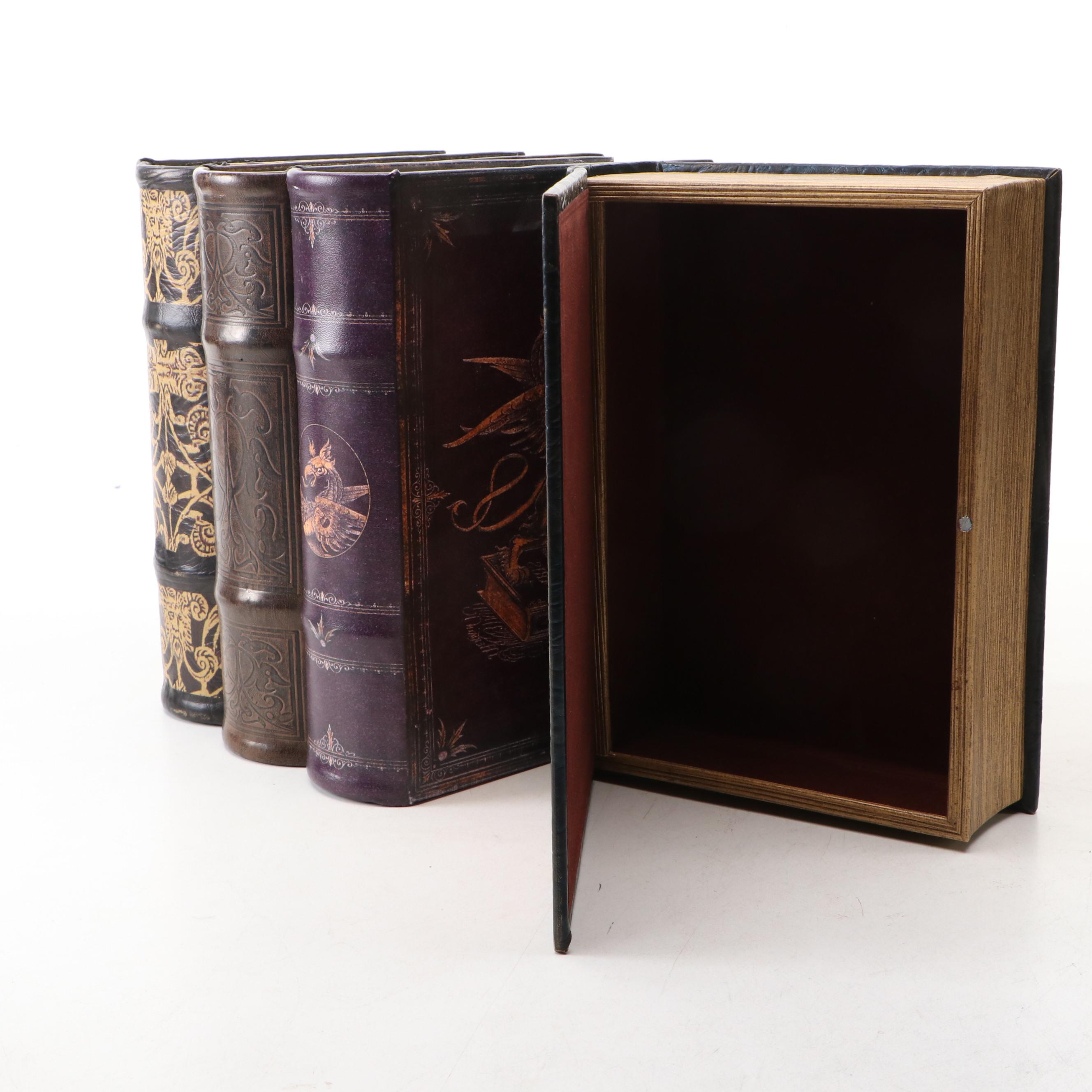 Medieval Style Faux Book Boxes with Journals and Books by Matt Hranek