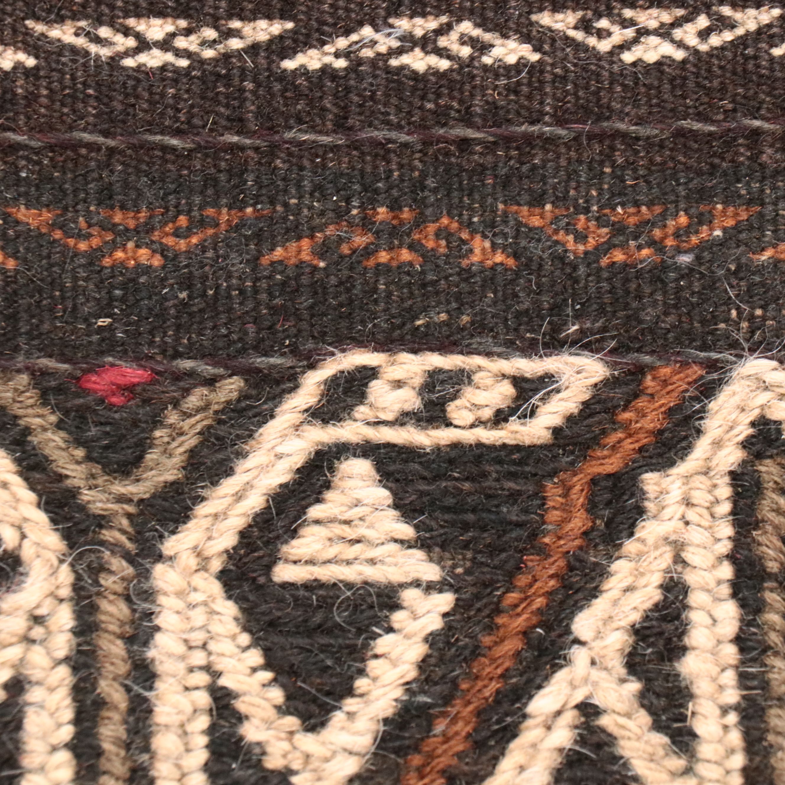 2'7 x 5'11 Hand-Knotted Turkish Cicim Style Accent Rug