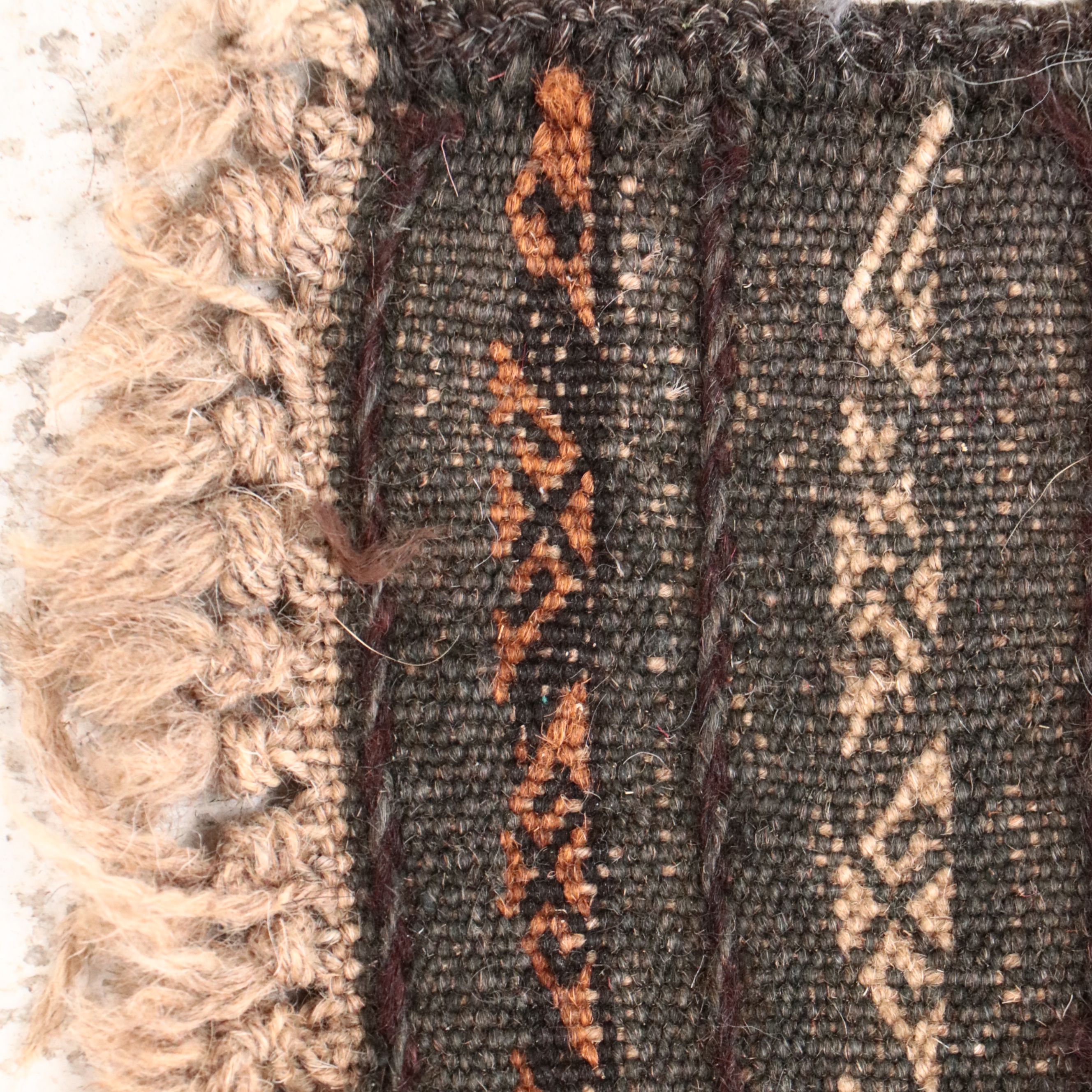 2'7 x 5'11 Hand-Knotted Turkish Cicim Style Accent Rug