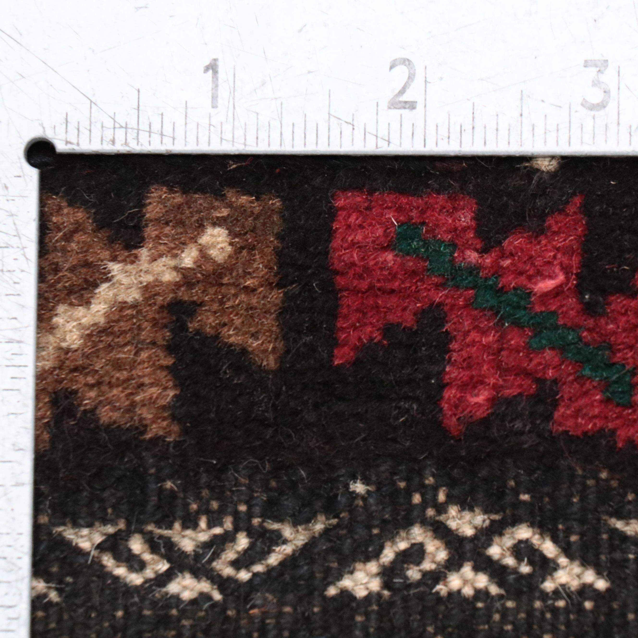 2'7 x 5'11 Hand-Knotted Turkish Cicim Style Accent Rug