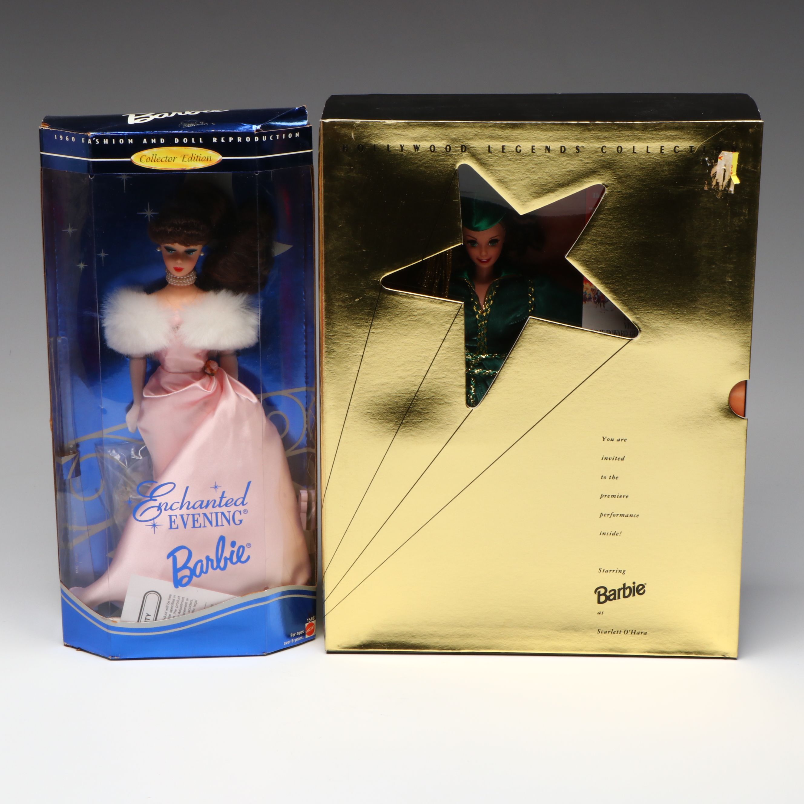 Barbie "Radiant in Red", "Enchanted Evening", and Other Barbie and Ken Dolls