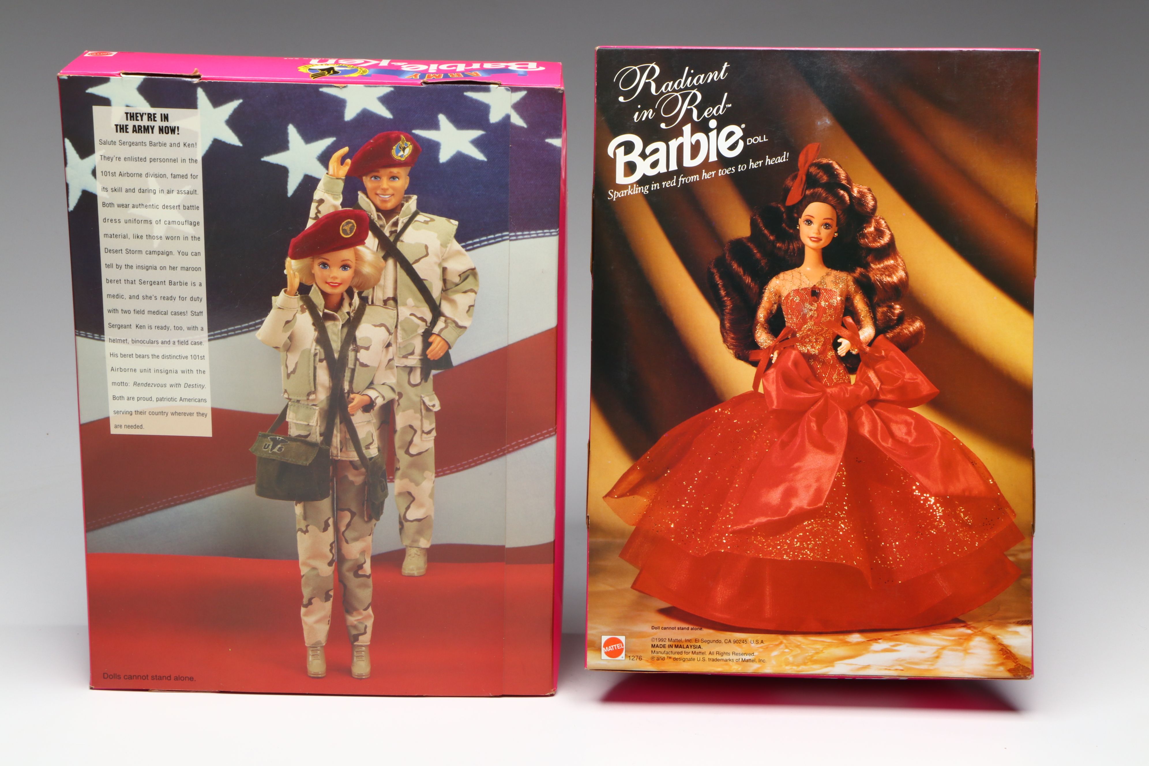 Barbie "Radiant in Red", "Enchanted Evening", and Other Barbie and Ken Dolls
