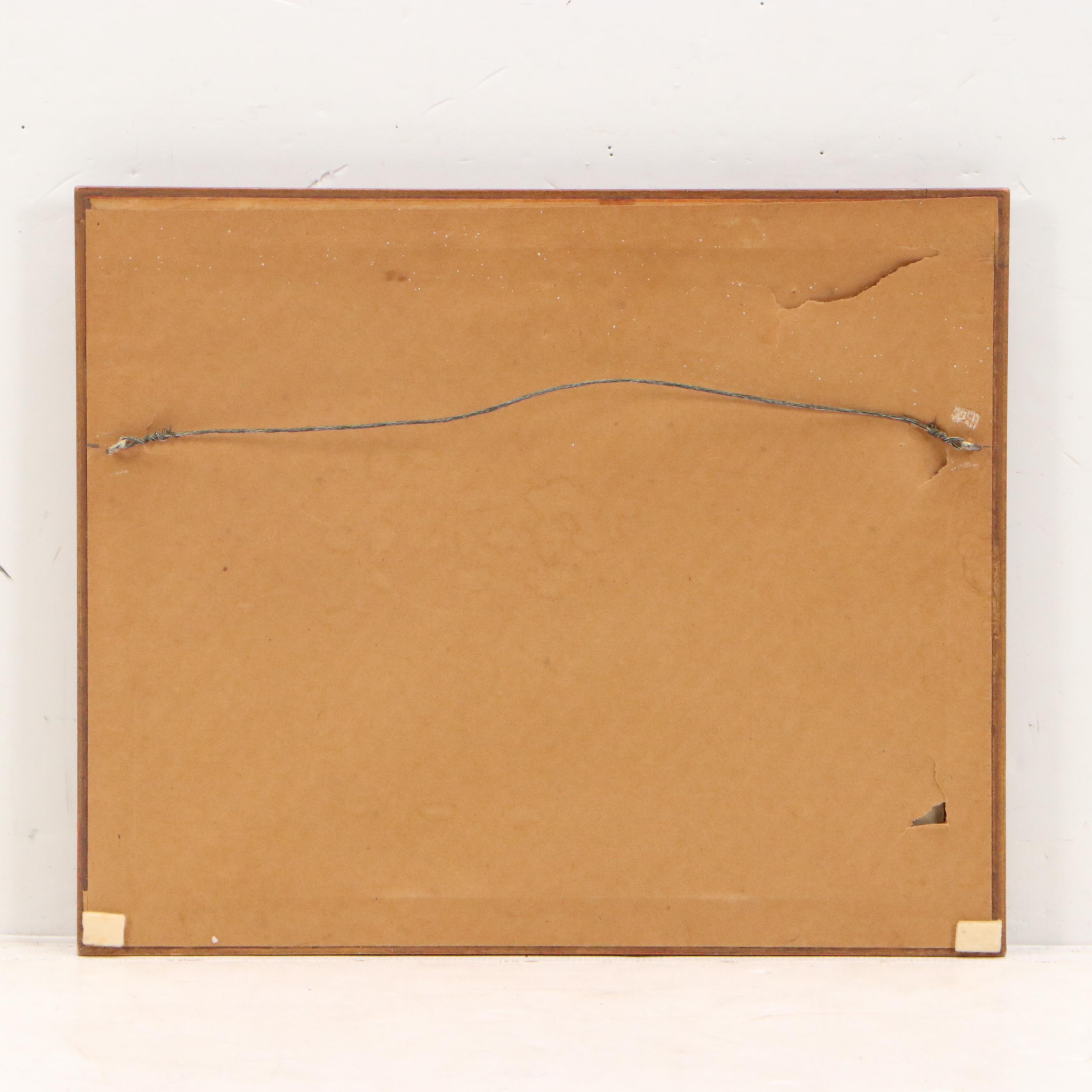 Lester G. Chapin Watercolor Painting of Farmhouse, 1966