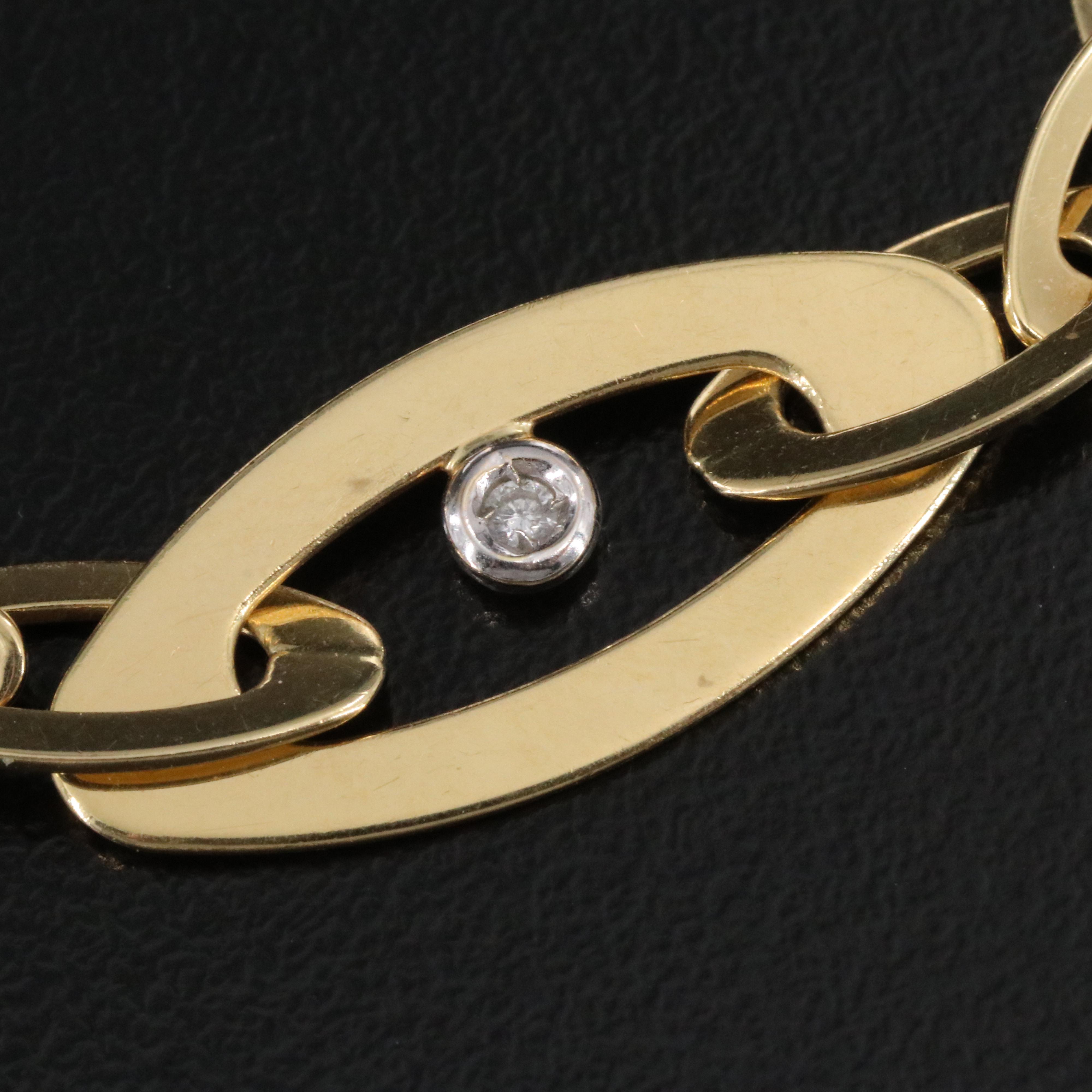 Roberto Coin Chic & Shine 18K Necklace and Bracelet with Diamond and Sapphire