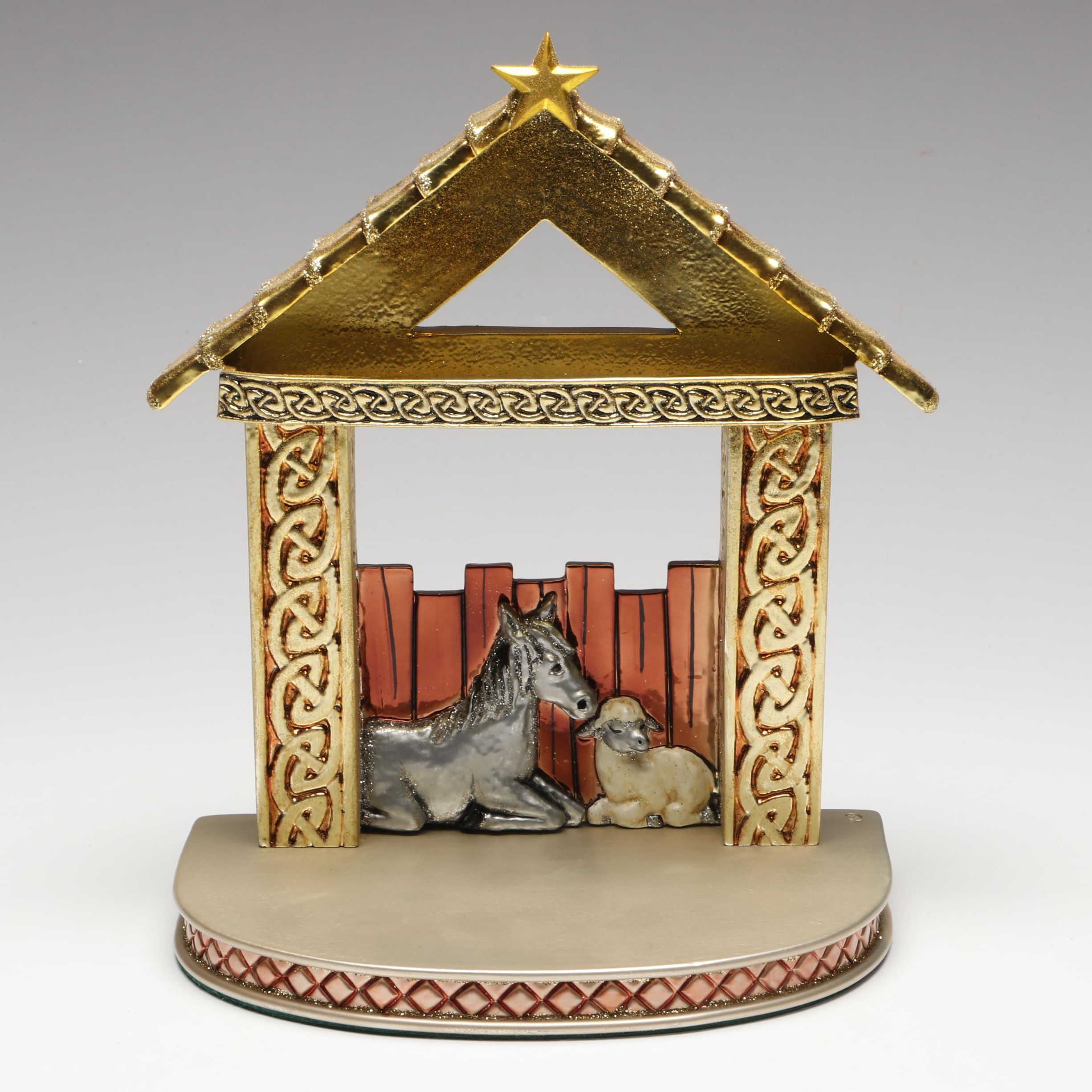 Waterford Holiday Heirlooms Metal Nativity Display Stand
