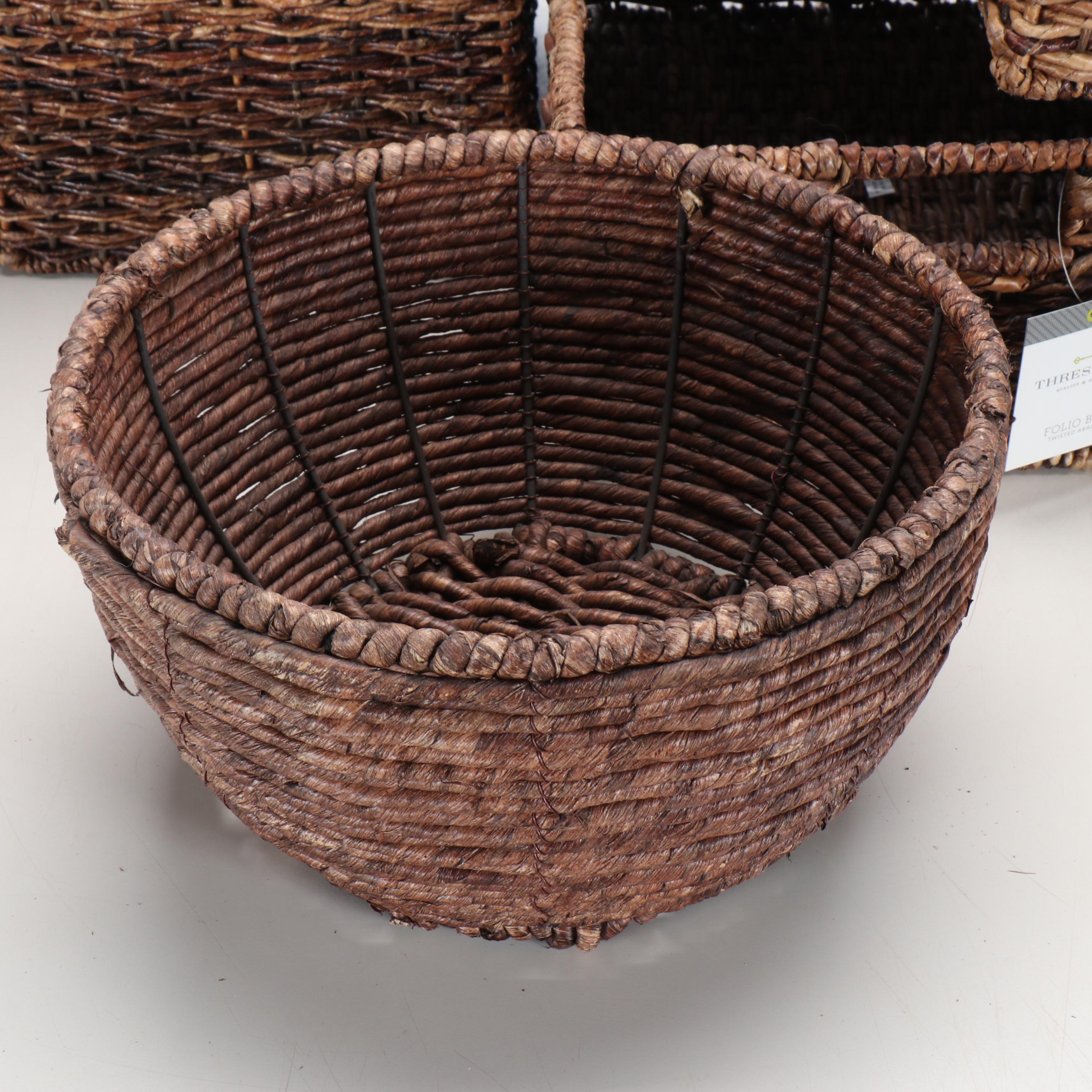 Woven Storage Baskets with P & G Hard Case