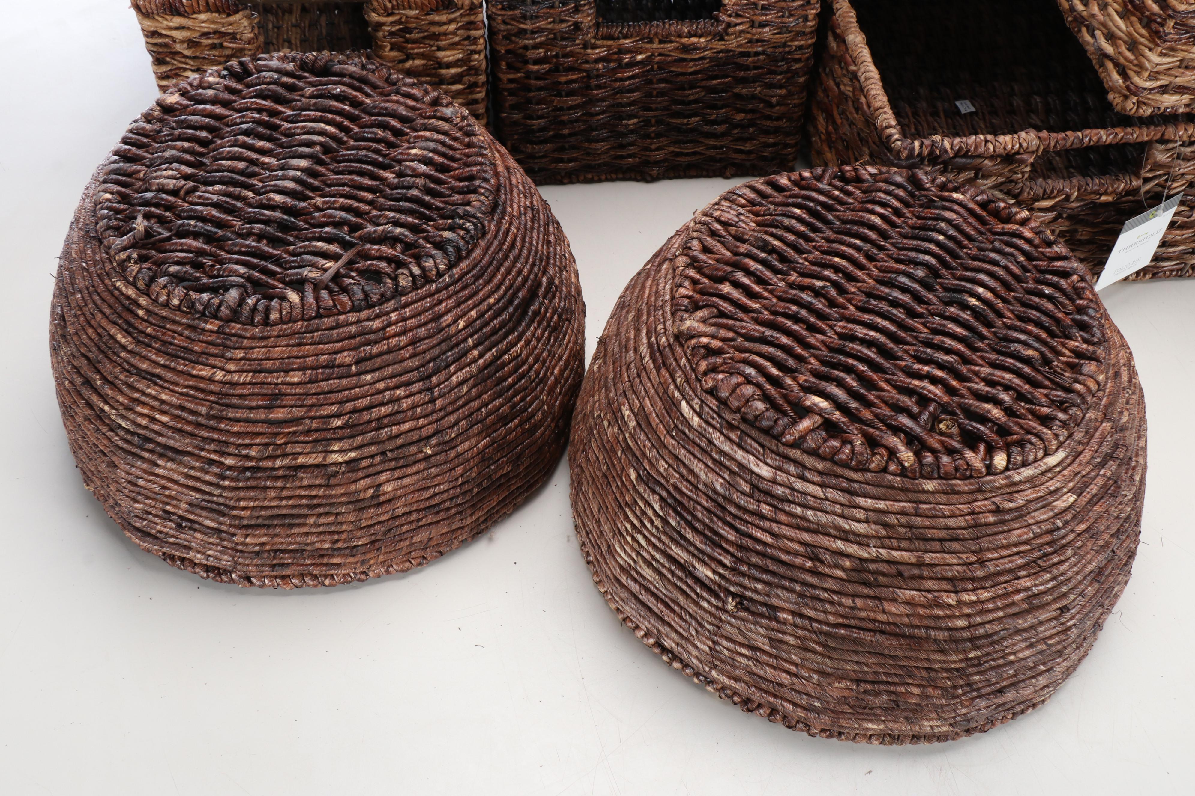 Woven Storage Baskets with P & G Hard Case