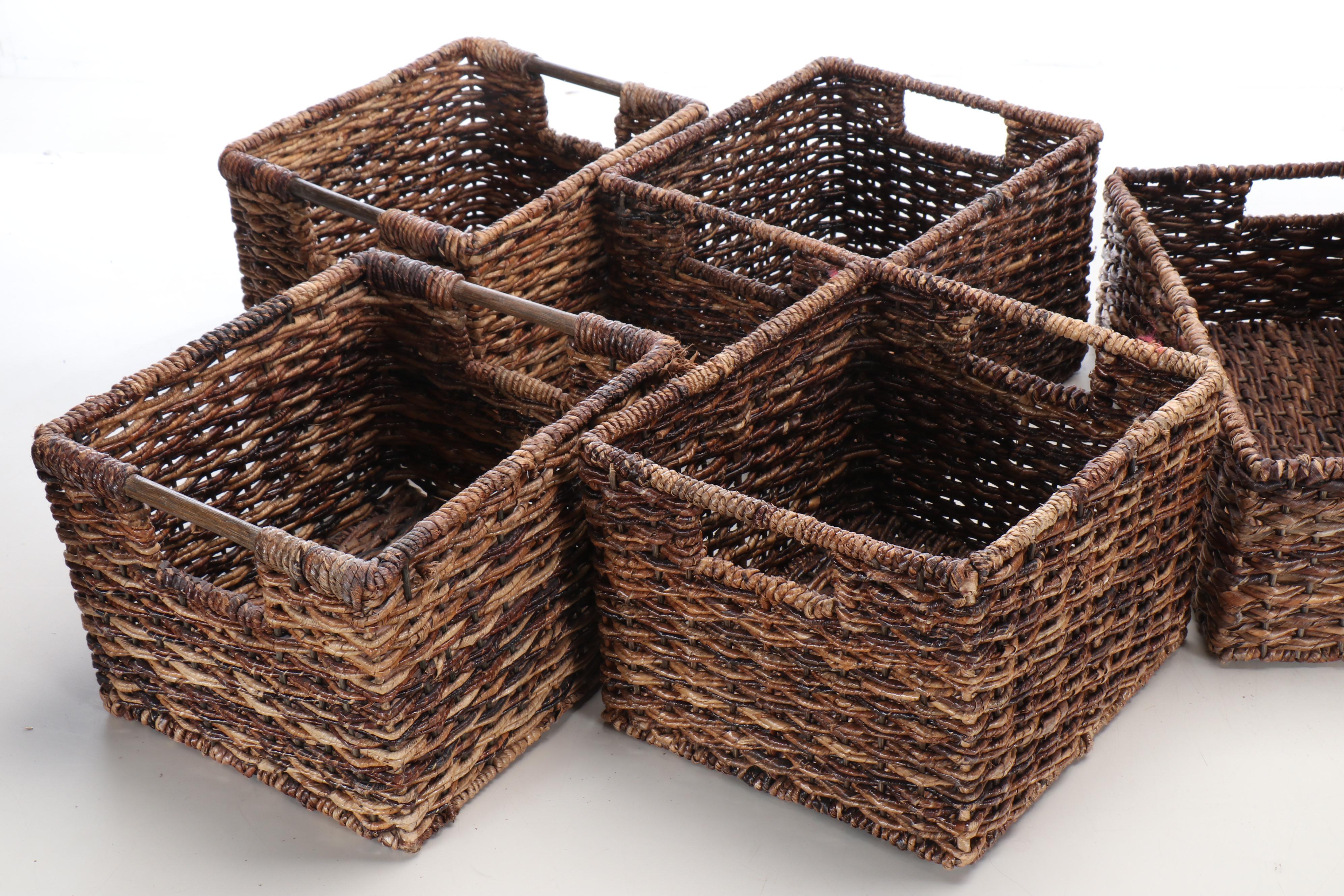 Woven Storage Baskets with P & G Hard Case
