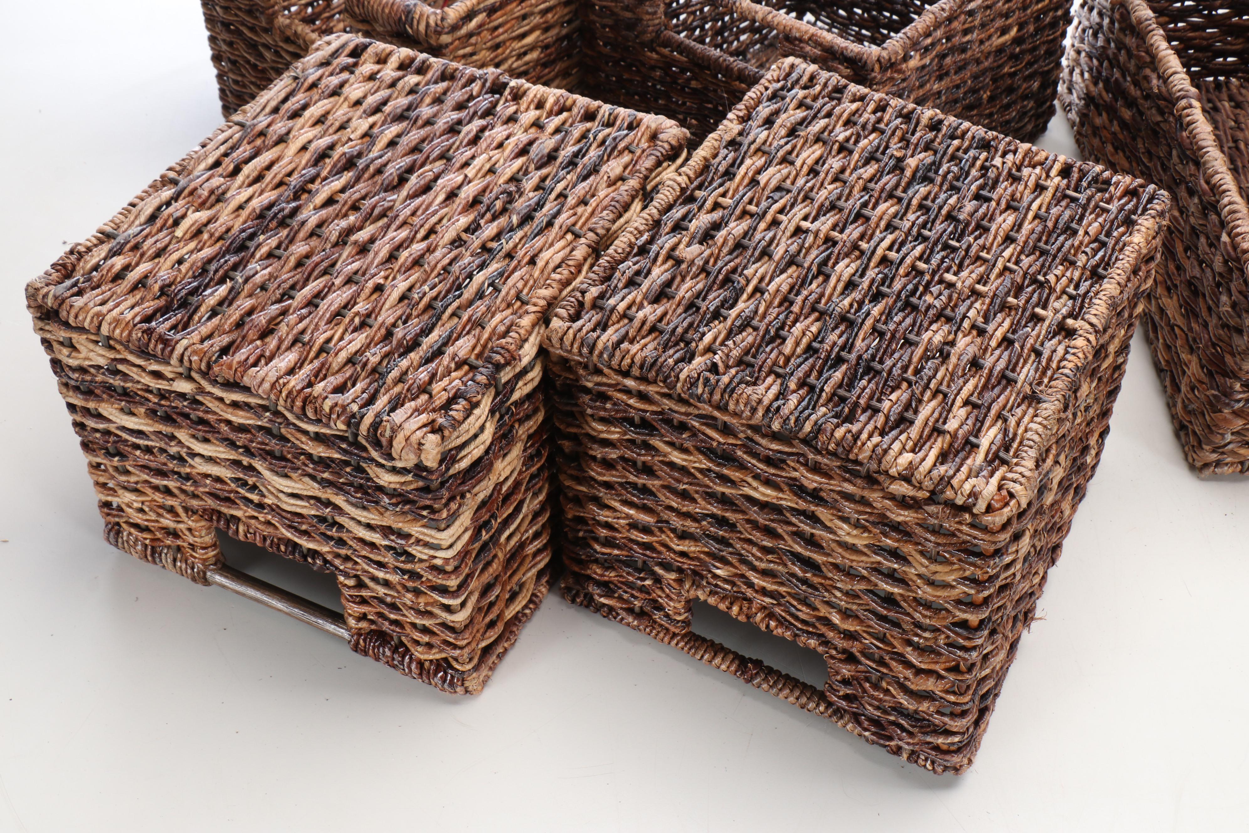 Woven Storage Baskets with P & G Hard Case