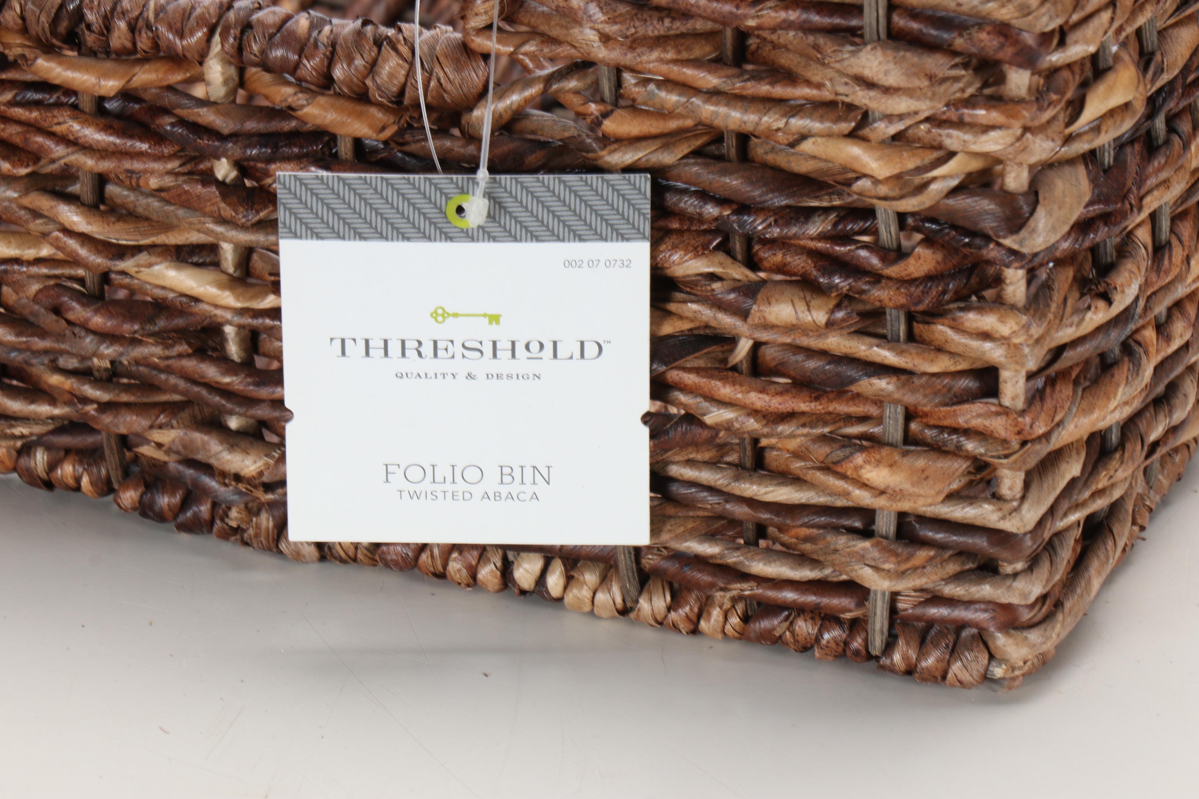 Woven Storage Baskets with P & G Hard Case