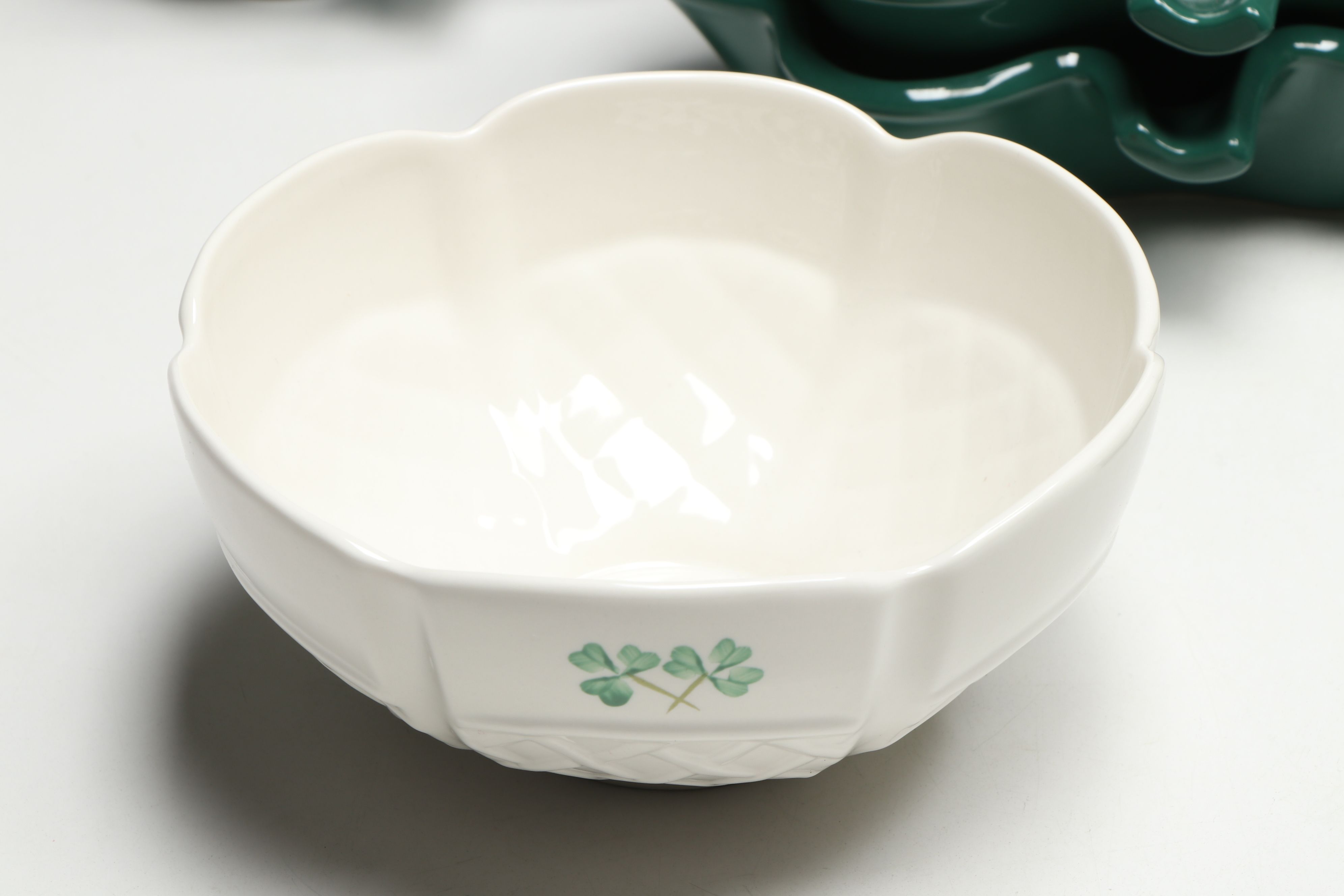 Royal Tara, Godinger with Other Ceramic Shamrock Tableware and Bakeware