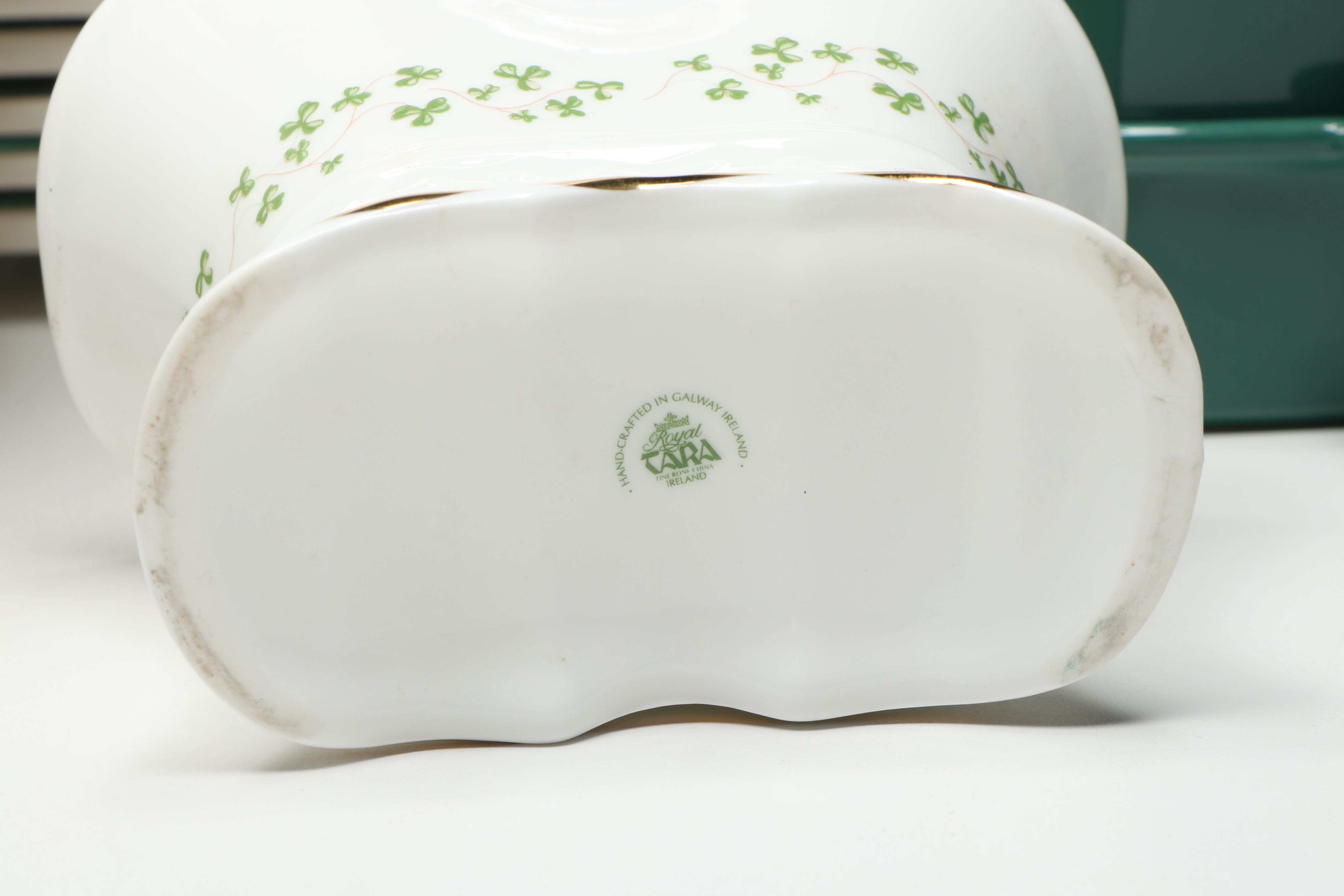 Royal Tara, Godinger with Other Ceramic Shamrock Tableware and Bakeware