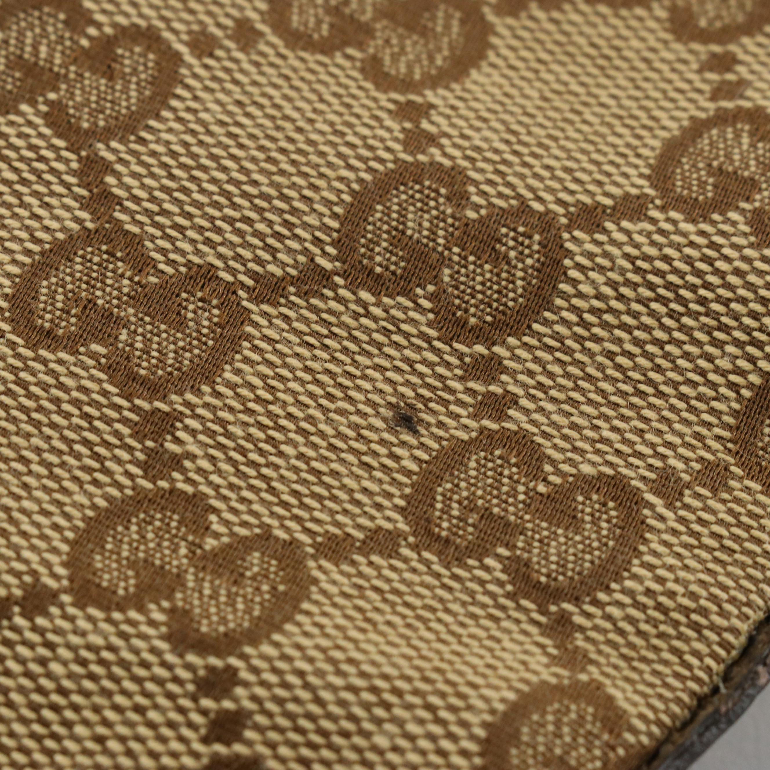 Gucci New Britt Hobo Shoulder Bag in Brown GG Canvas and Leather