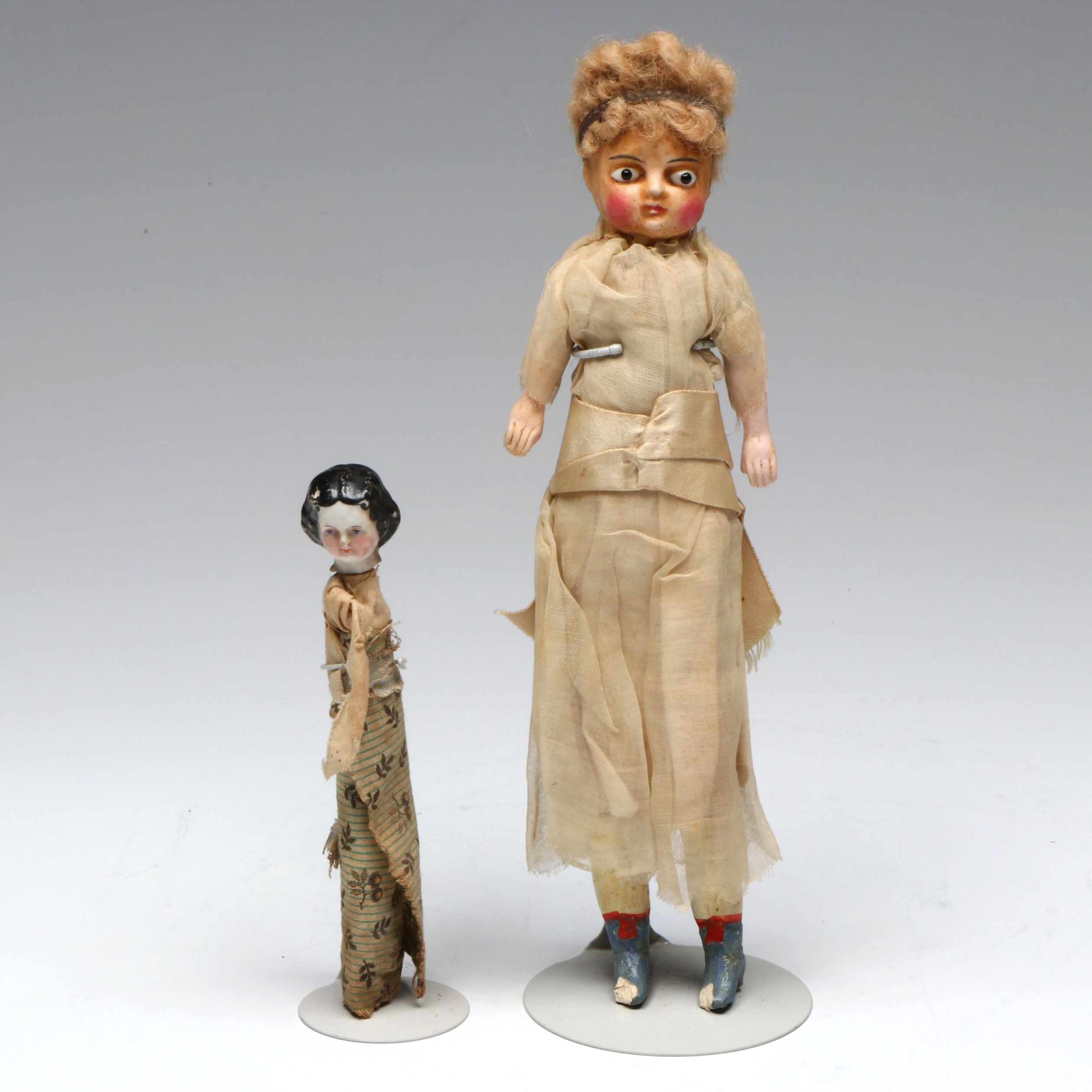 Ceramic Doll with Porcelain Doll Head