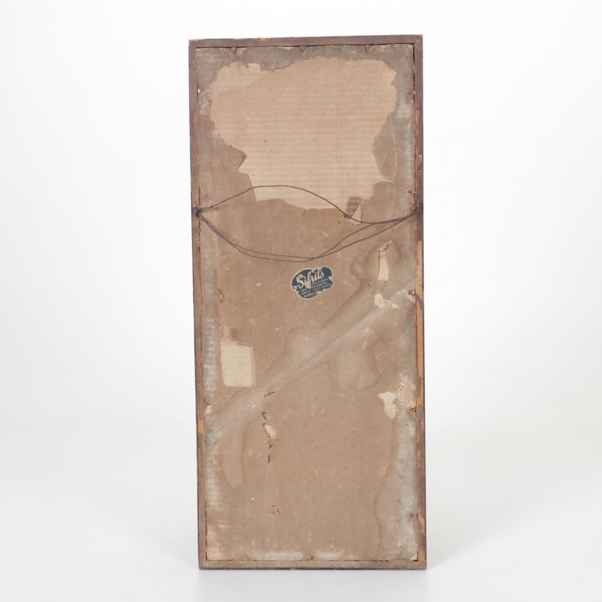 Traditional Chinese Woodblock Print of the Dragon Gate and its Celestial Figures