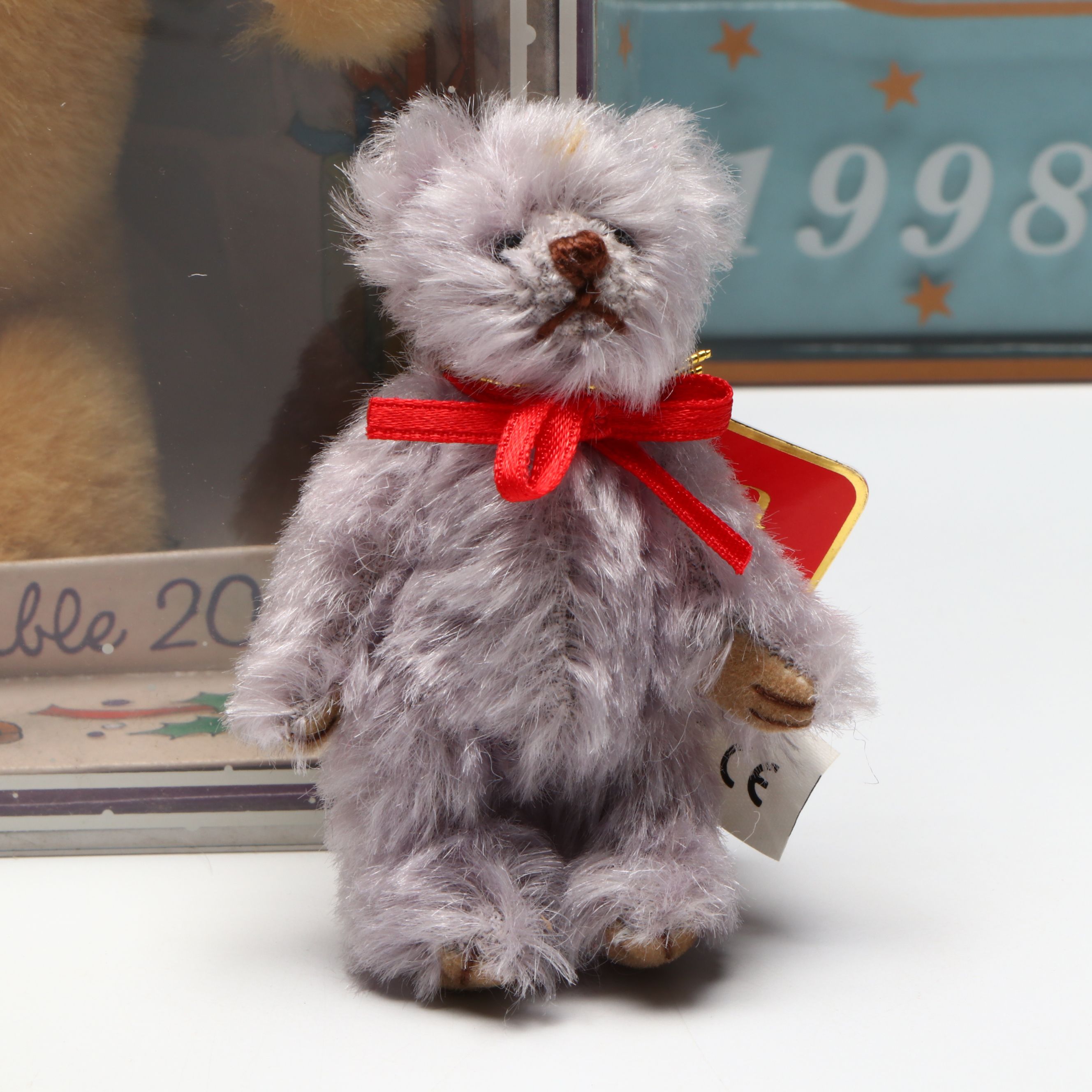 GUND Mohair 100th Anniversary Bear with Christmas and More Collectible Bears