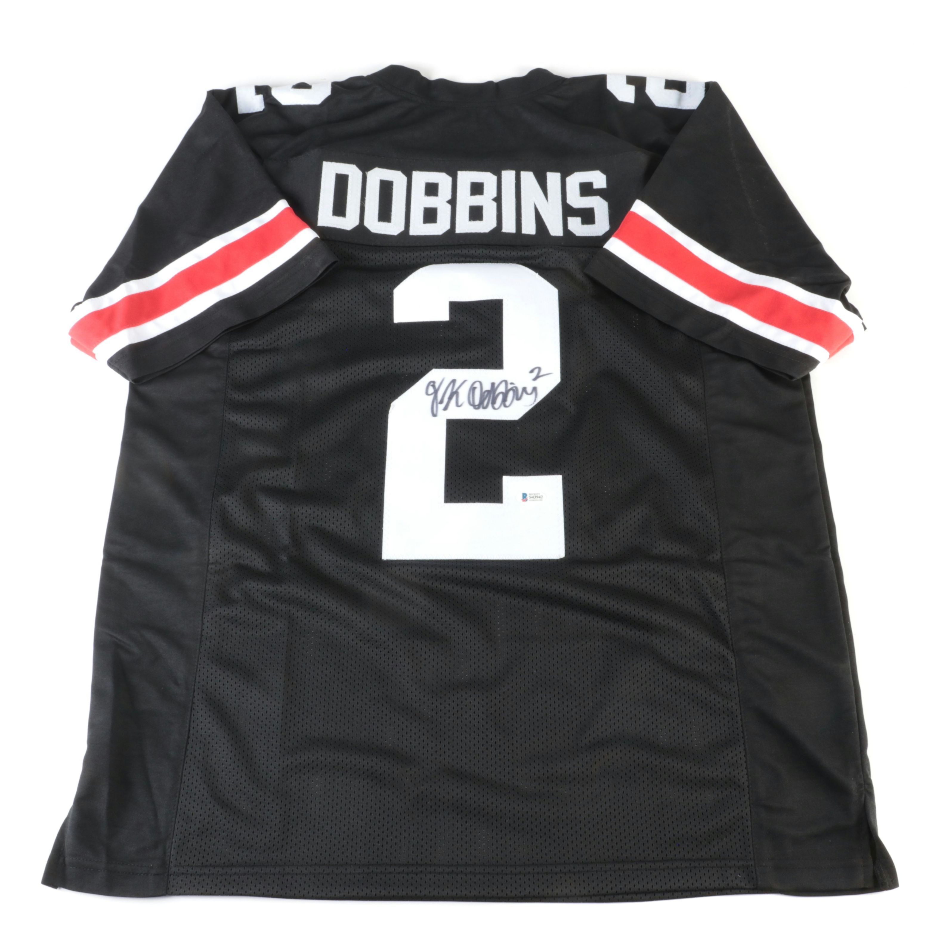 J.K. Dobbins Signed Ohio State Buckeyes Football Jersey, Beckett